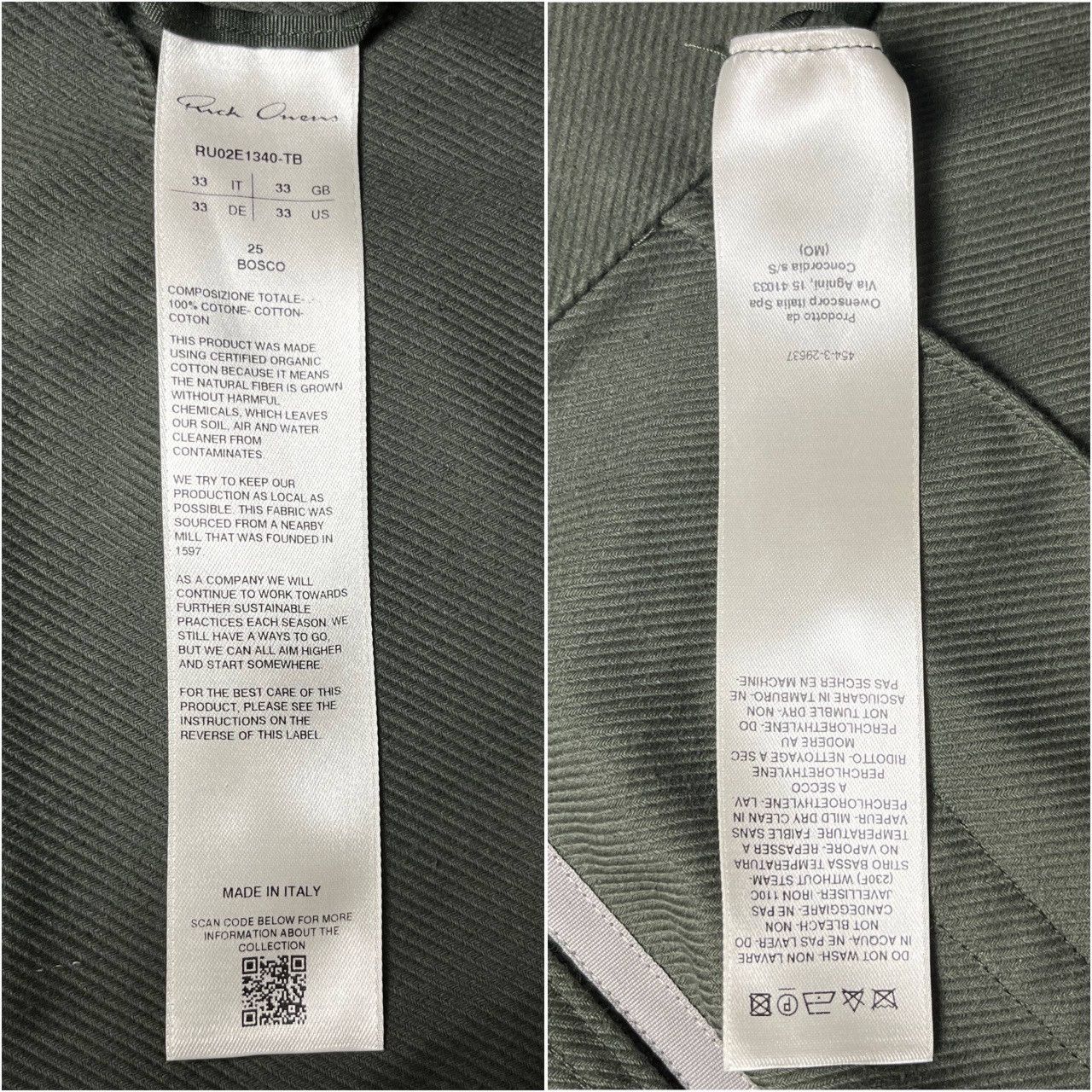 Rick Owens RICK OWENS CONCORDIANS DOUBLE CARGO JEANS Size US 33 - 6 Thumbnail