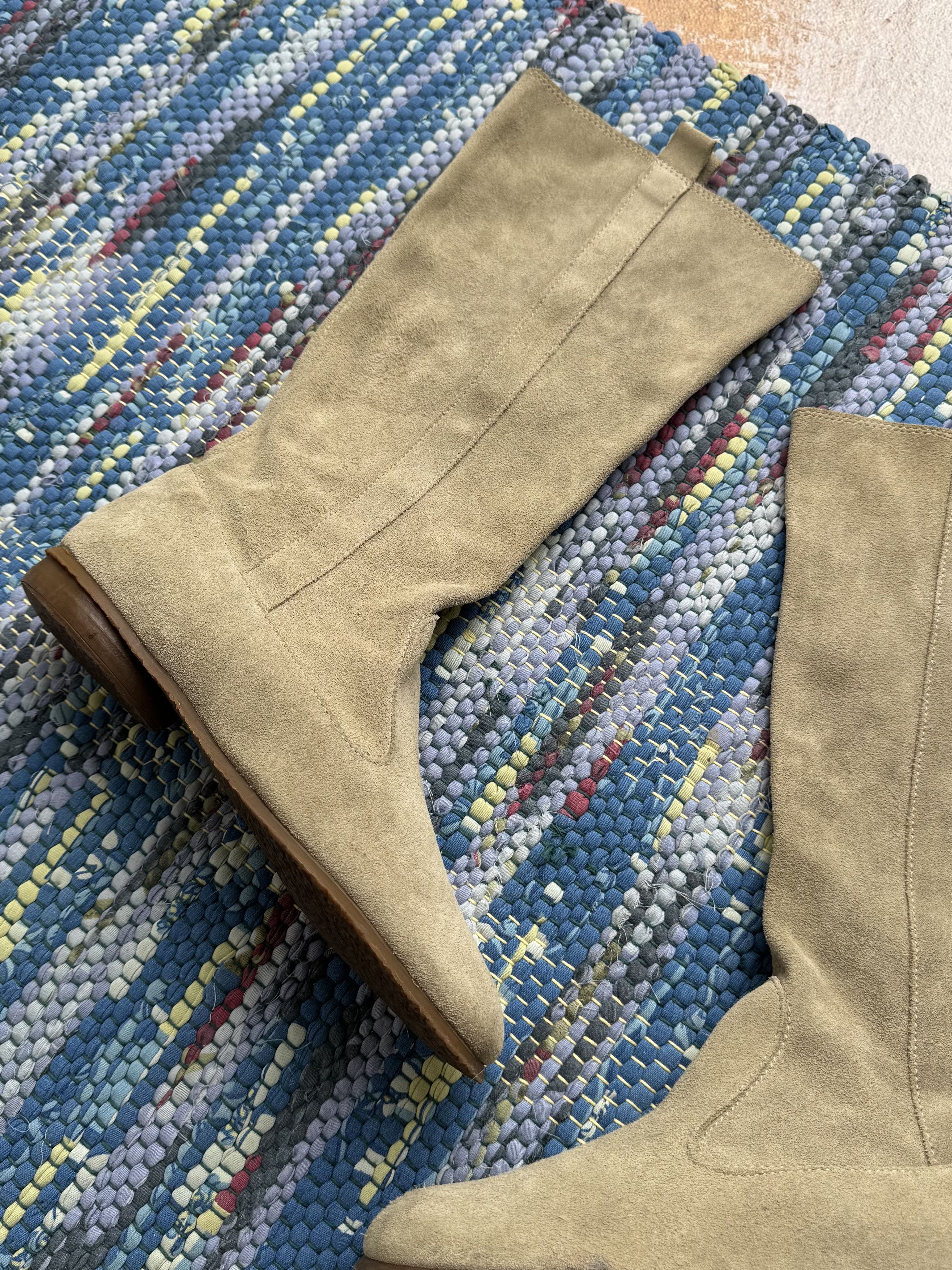 Vintage Vintage Suede Boots A8D15 Size US 8 / IT 38 - 2 Thumbnail