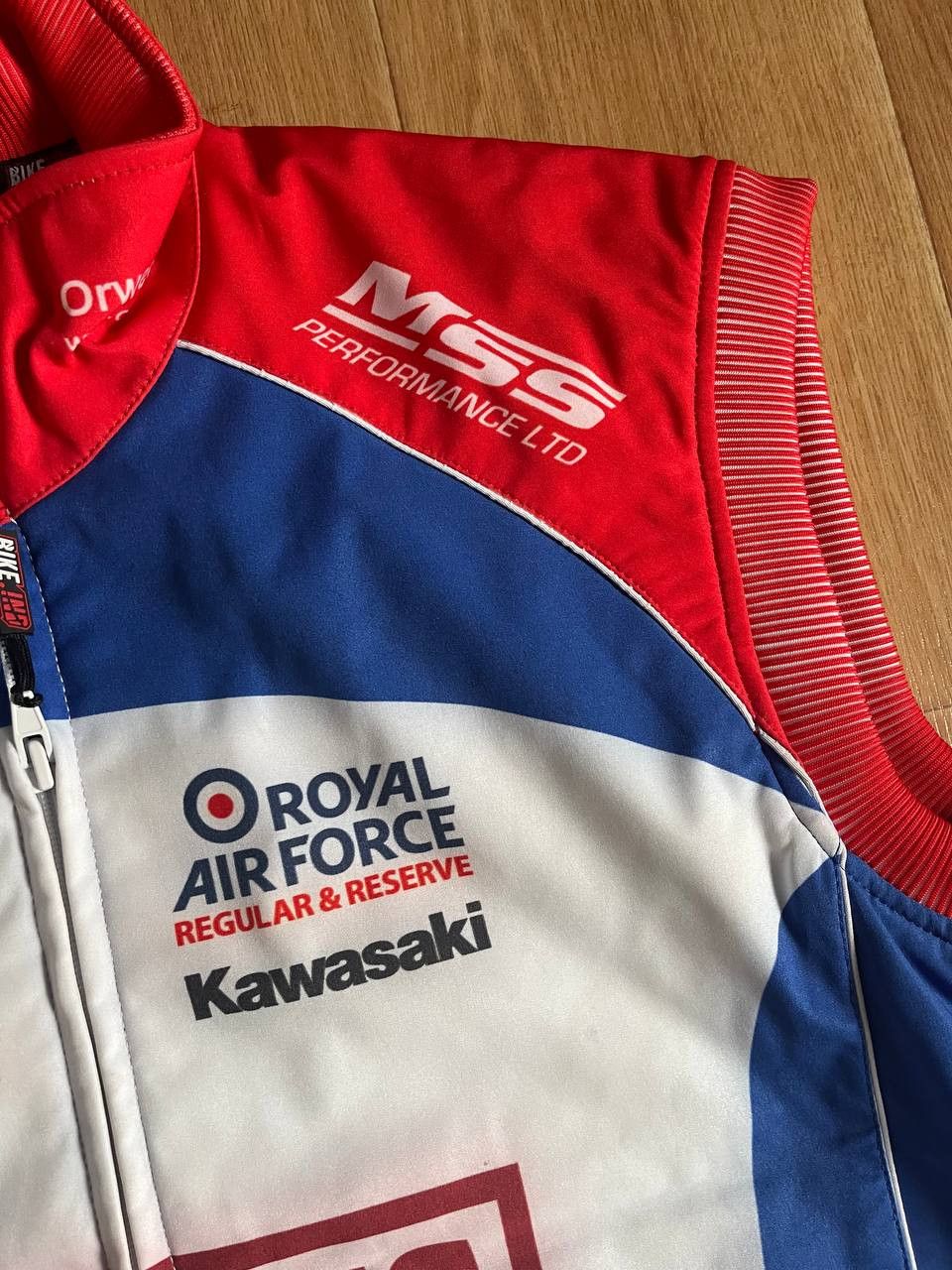 Vintage Vintage Kawasaki Racing Japanese Nylon Vest Size US L / EU 52-54 / 3 - 3 Thumbnail