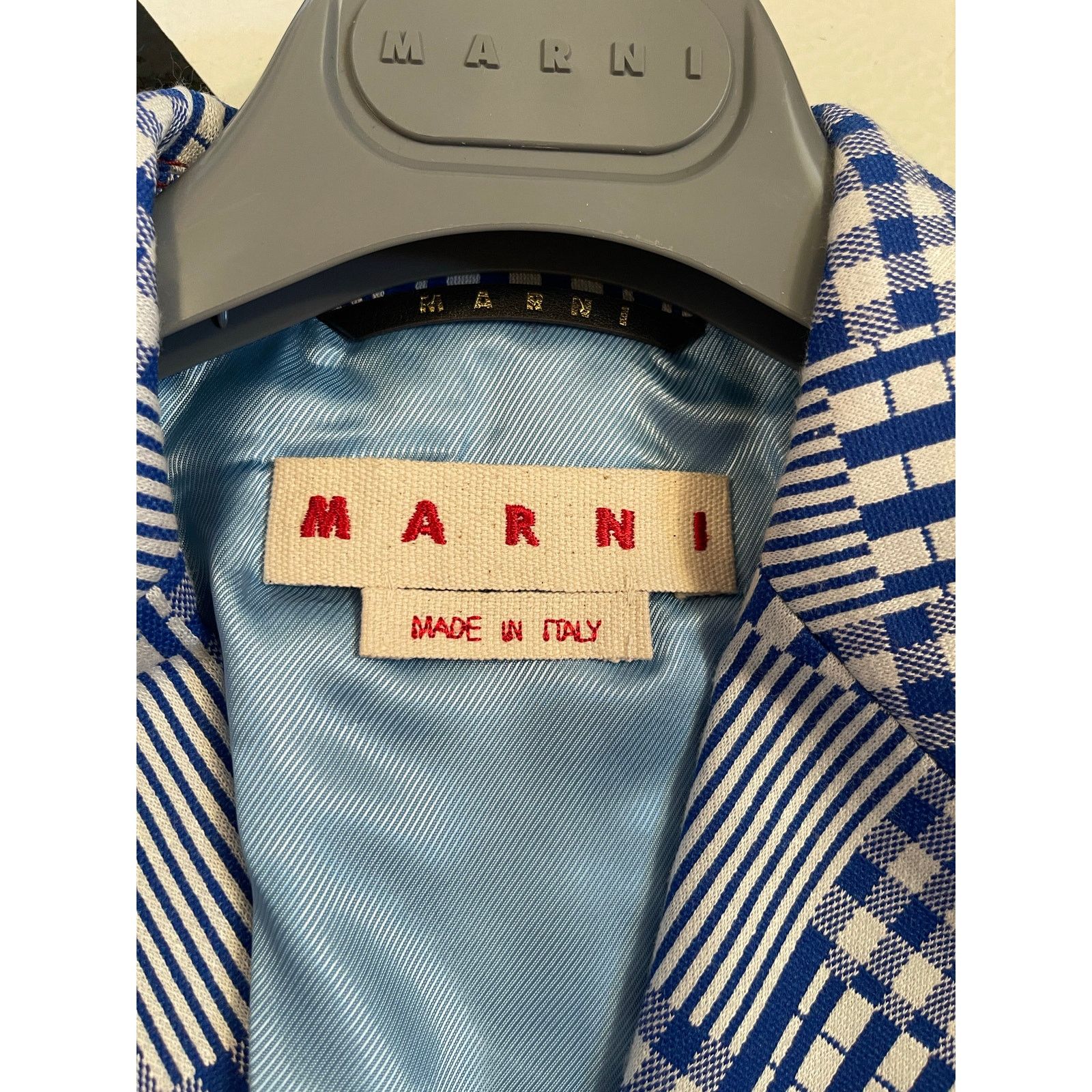 Marni Marni Blazer in Bluette, Size: 36 IT, NWT MSRP $2,600 Size XS / US 0-2 / IT 36-38 - 14 Thumbnail