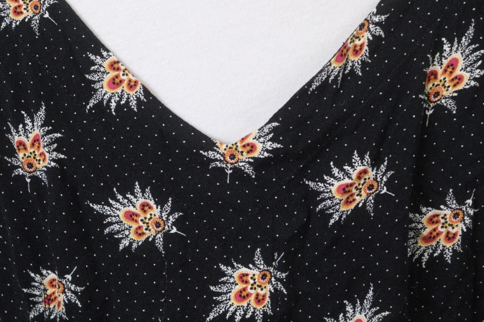 Polo Ralph Lauren Ralph Lauren Black Floral 100%Viscose Sheath Dress Size M Size M / US 6-8 / IT 42-44 - 10 Thumbnail