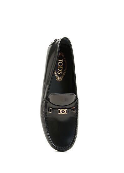Tod's o1s22i1n1024 Leather Loafers in Black Size US 8 / IT 38 - 4 Thumbnail