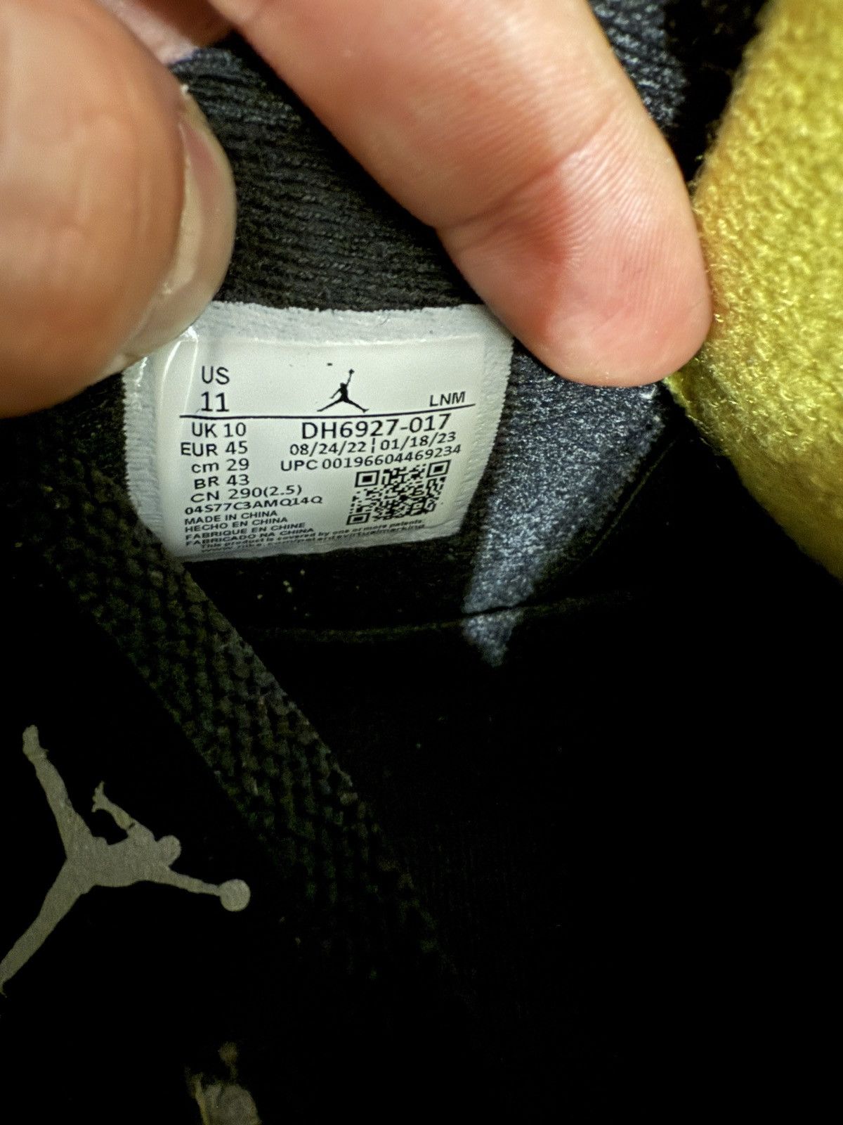 Jordan Brand Air Jordan 4 Retro Thunder Size US 12 / EU 45 - 5 Thumbnail