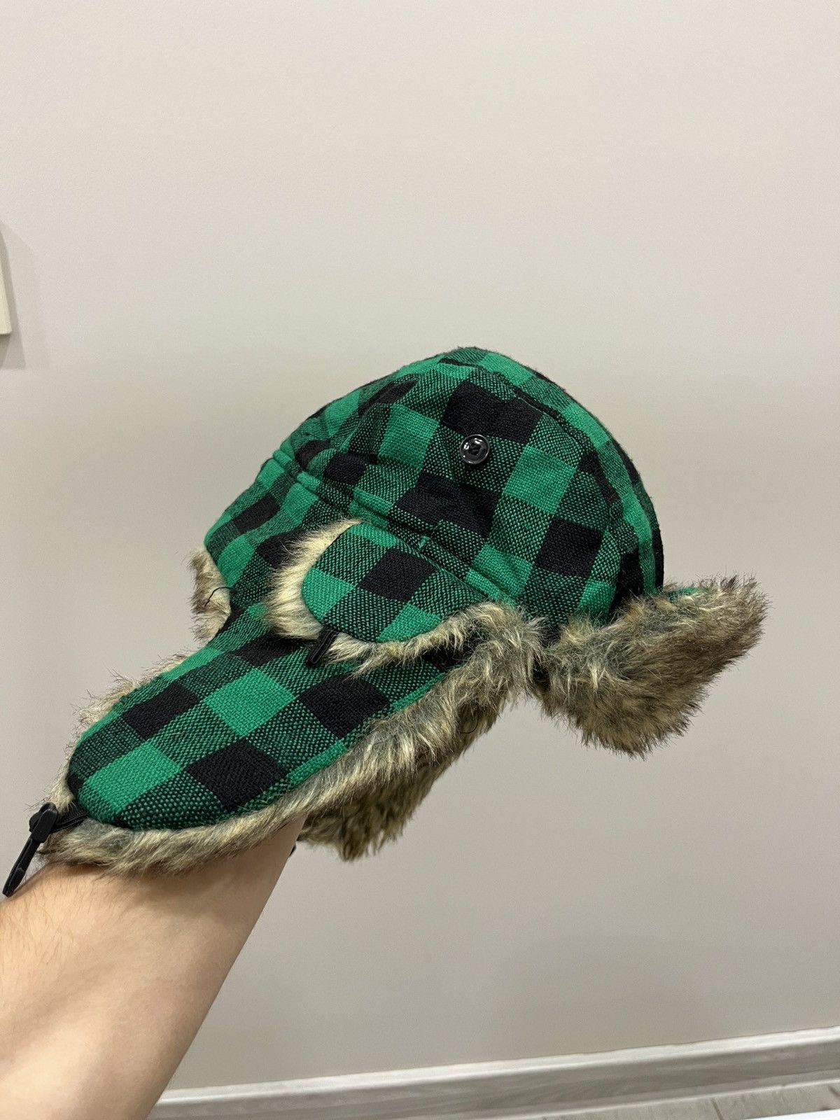 Vintage Y2K Vintage Avant Garde Hat Ushanka Fur Streetwear Style Alt Size ONE SIZE - 3 Thumbnail