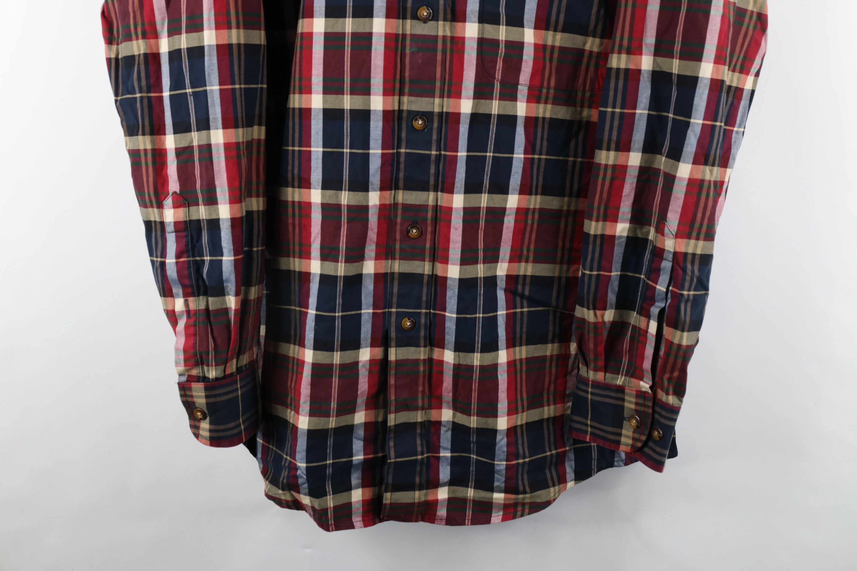 Orvis × Vintage Vintage Orvis Rainbow Plaid Heavyweight Button Down Shirt Size US M / EU 48-50 / 2 - 3 Thumbnail