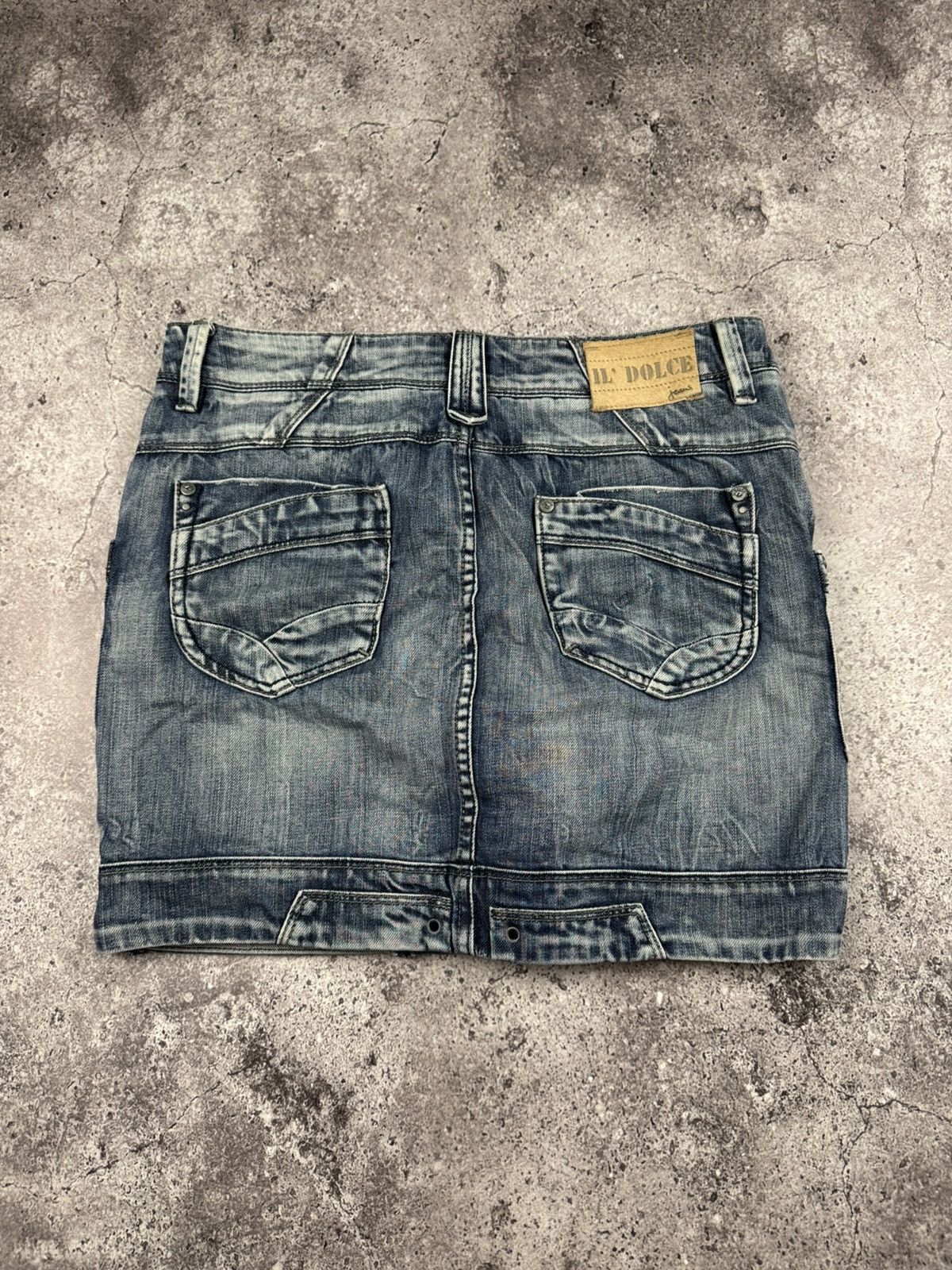 Japanese Brand If six was9 style Skirt Vintage Denim Avant Garde Y2k USA Size 32" / US 10 / IT 46 - 6 Thumbnail