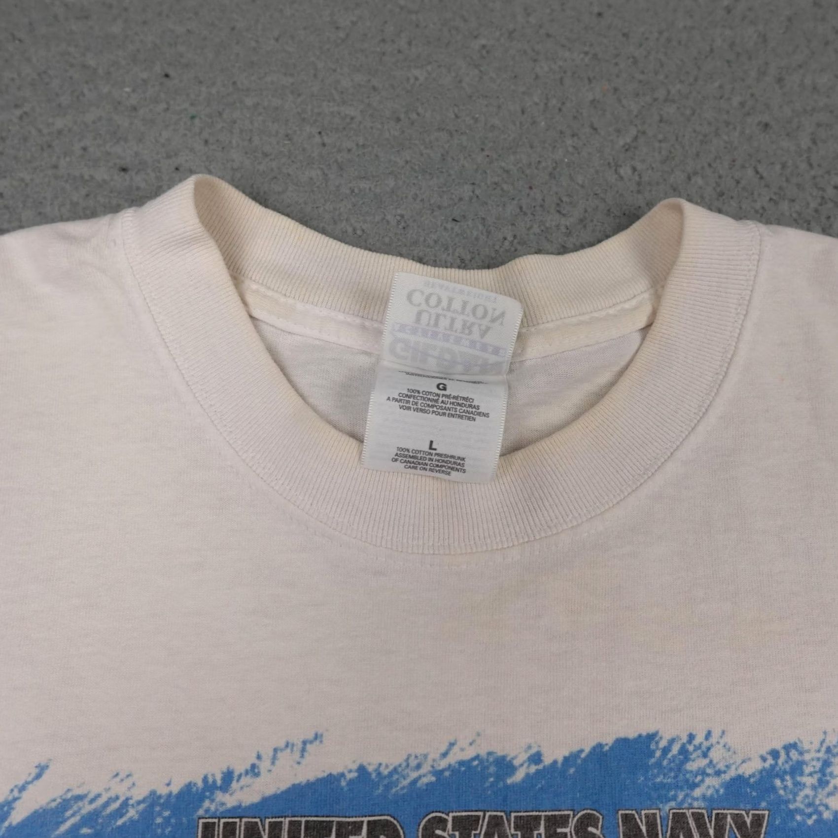 Gildan Vintage Blue Angels Shirt Mens L White 90s Graphic Navy Aviation Military T-Shirt Size US L / EU 52-54 / 3 - 5 Thumbnail