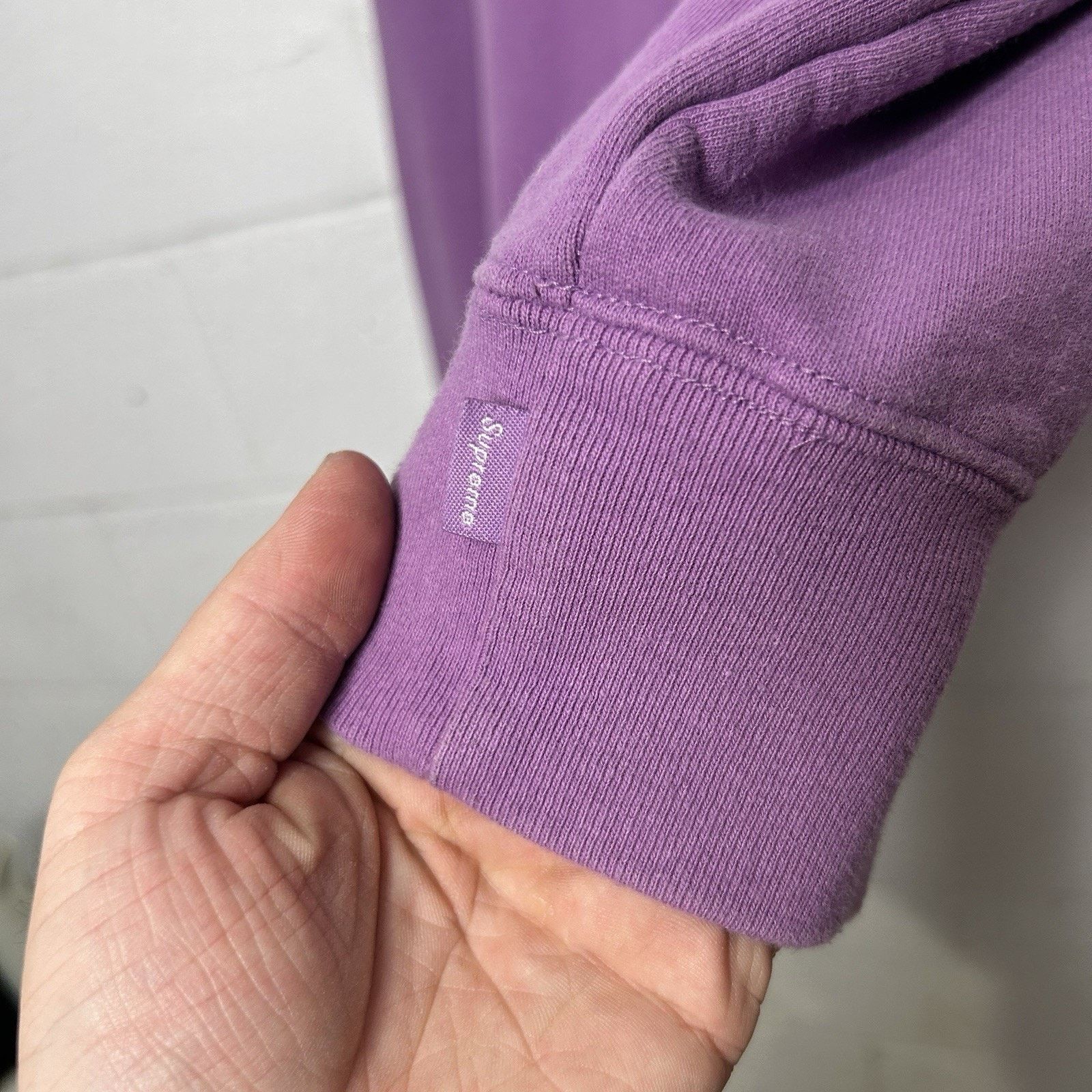 Supreme Supreme Box Logo Drawcord Hooded Sweatshirt “Purple” FW23 Size US M / EU 48-50 / 2 - 7 Thumbnail