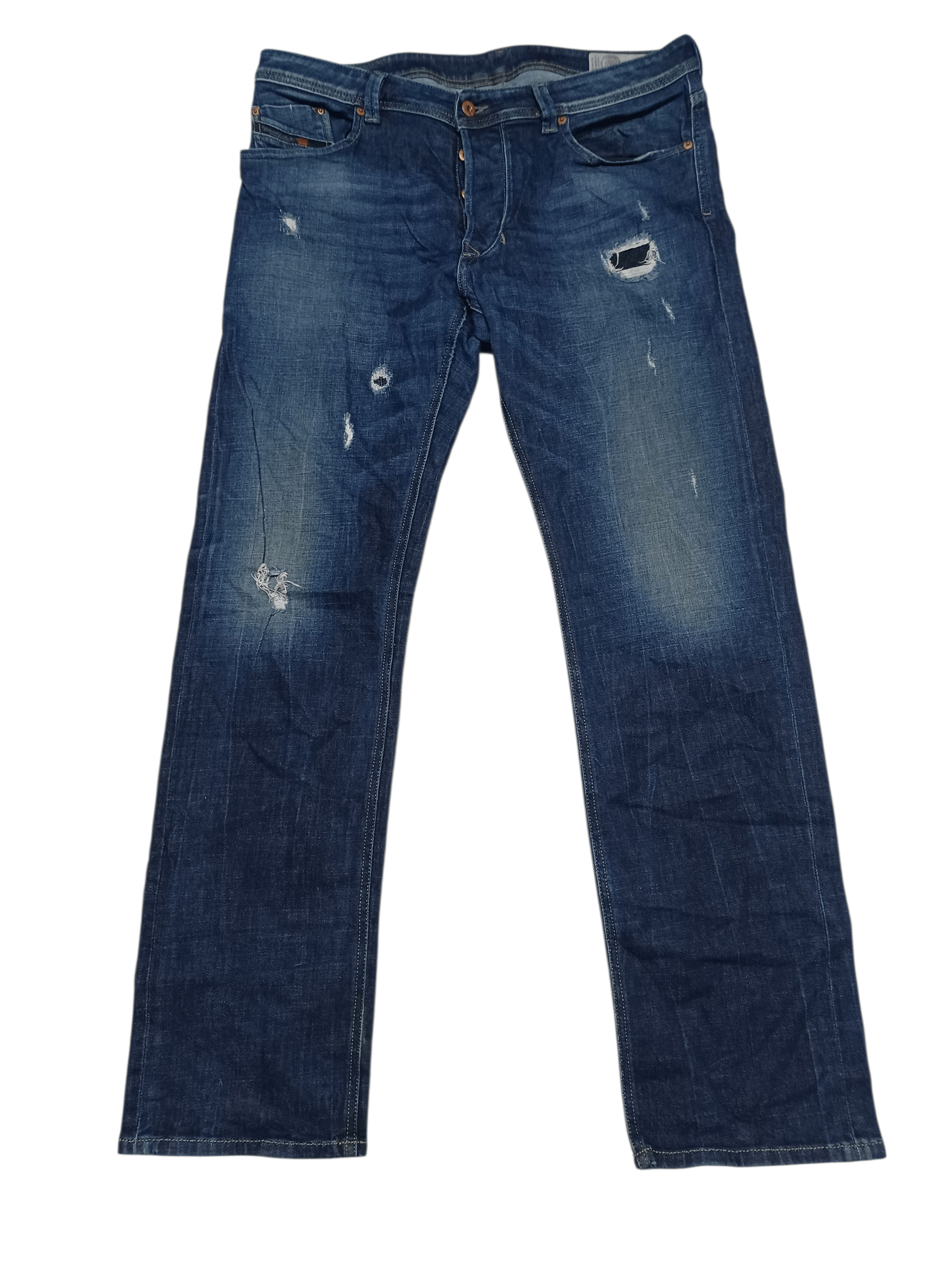 Diesel DIESEL LARKEE DISTRESSED AVANT GARDE ITALIAN JEANS DENIM Size US 36 / EU 52 - 1 Thumbnail