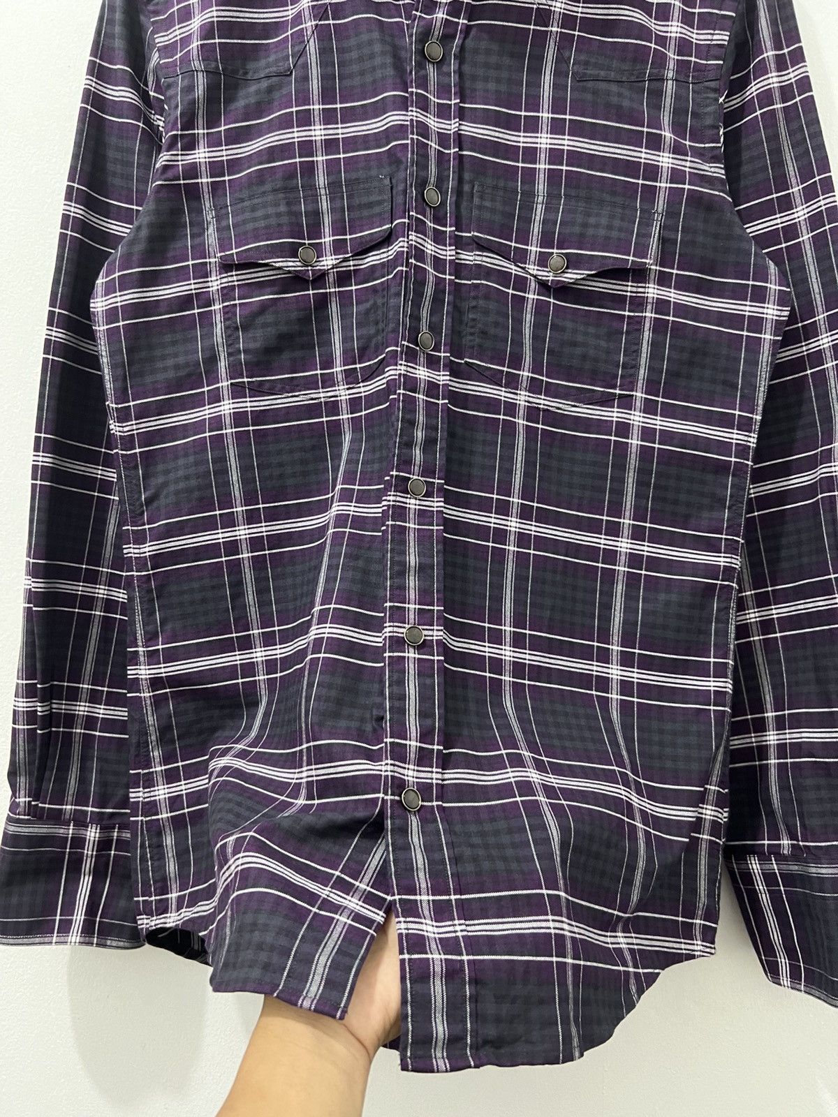 Tom Ford Tom Ford - Western Plaid Checkered Shirt Size US M / EU 48-50 / 2 - 5 Thumbnail