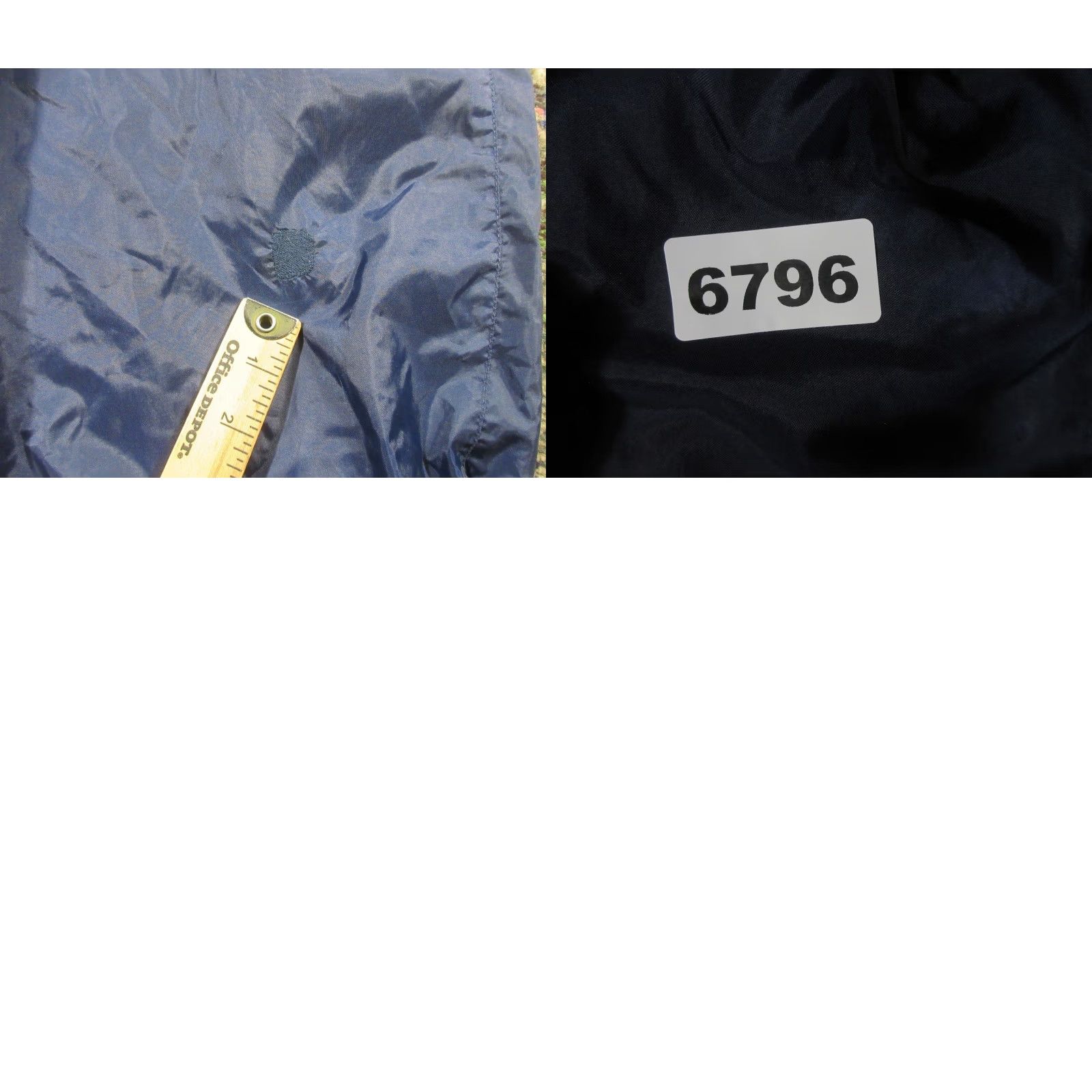 Nike VINTAGE Nike Track Pants Unisex Adults Small Navy Blue Nylon Softshell Lined Pockets Elastic Waist Drawstring Regular Fit Shoes? (No) Size US 29 - 8 Thumbnail