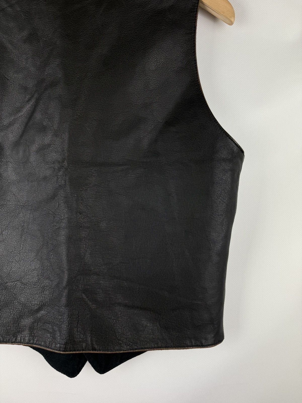 Indian Motorcycle Indian Motorcycle Vintage Men’s Leather Biker Vest Waistcoat Size US M / EU 48-50 / 2 - 15 Thumbnail