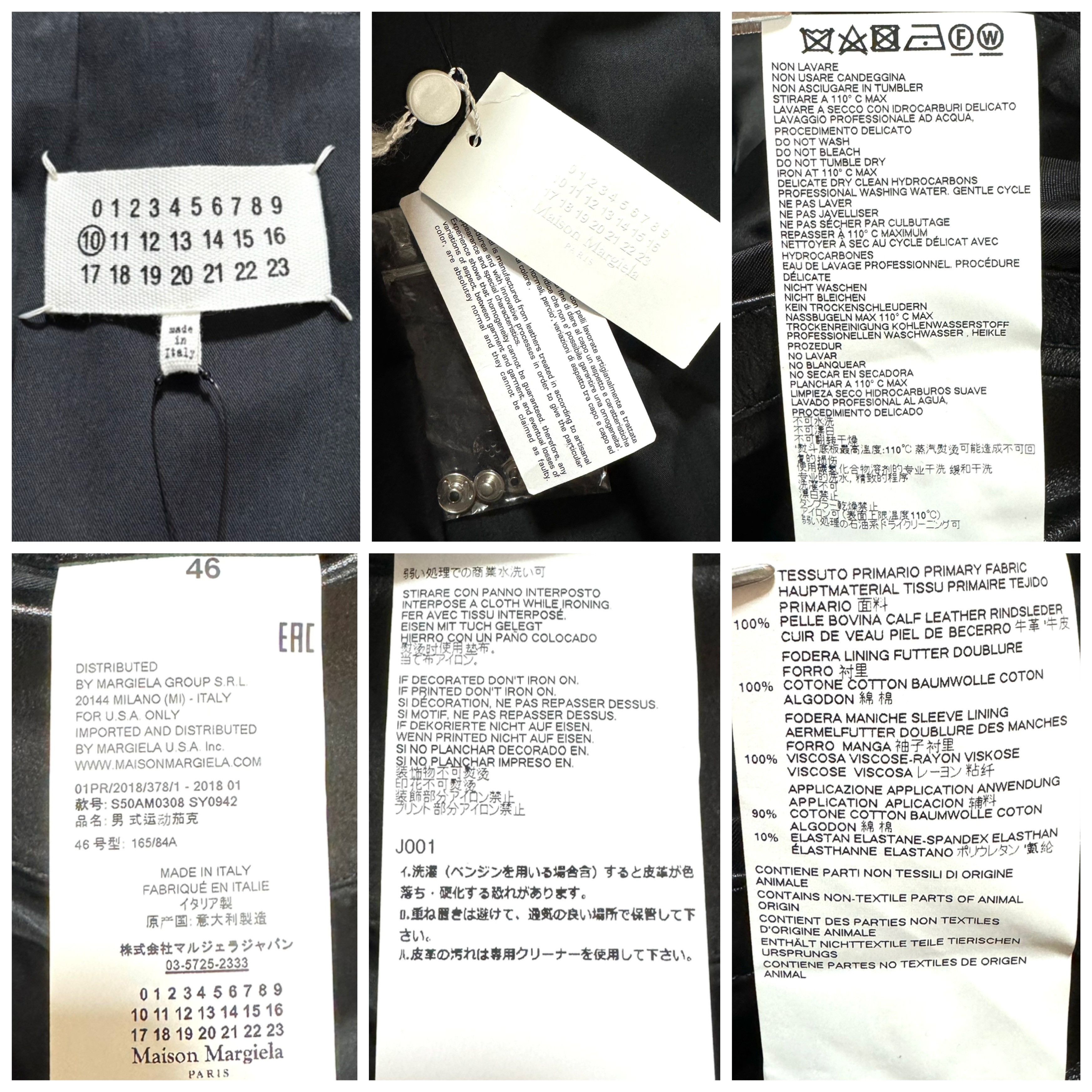 Maison Margiela brand new Maison Margiela No10 suede leather jacket Black Size US S / EU 44-46 / 1 - 2 Thumbnail