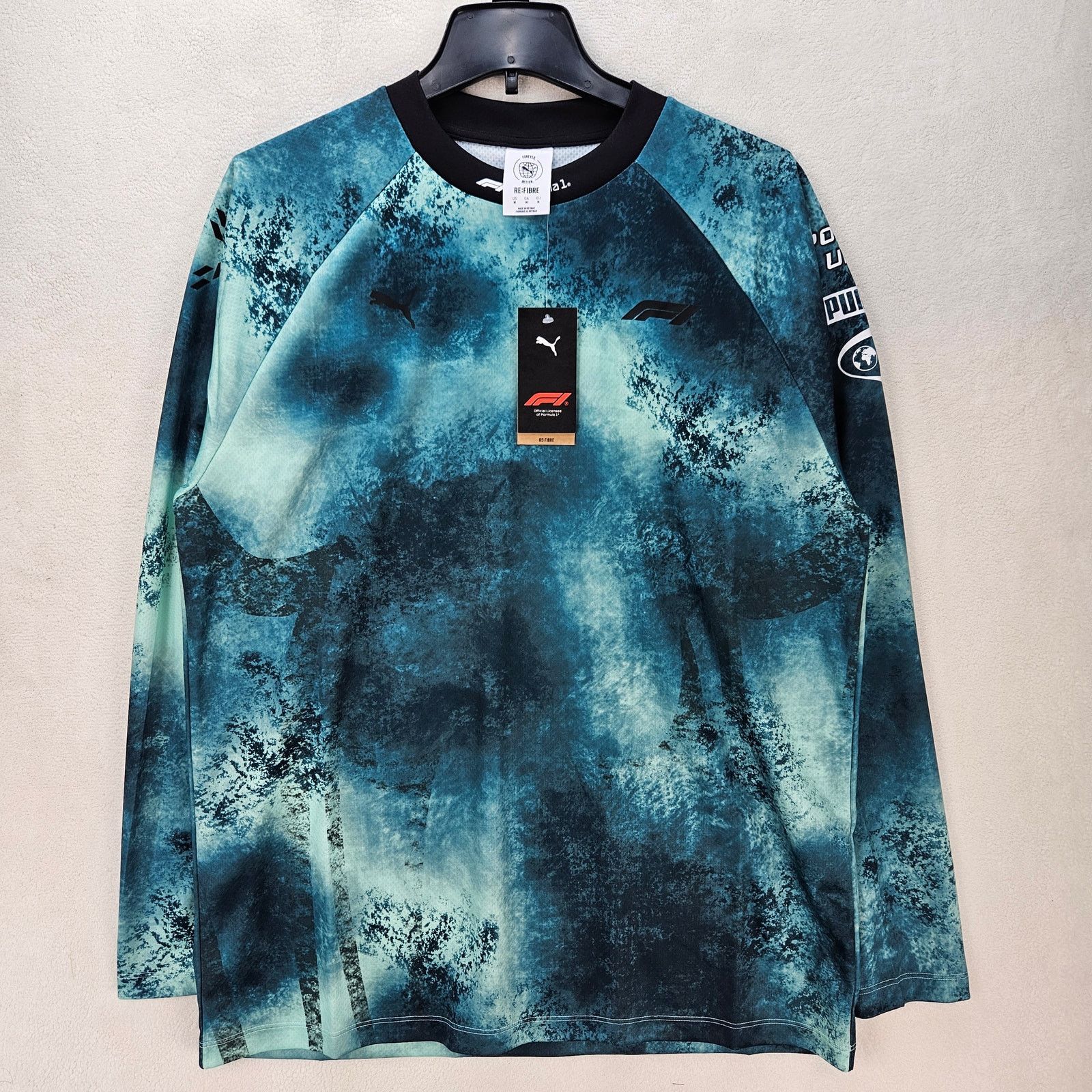 Puma PUMA X F1 FORMULA 1 MEN'S M LONG SLEEVE GRAPHIC SHIRT BLUE Size US M / EU 48-50 / 2 - 1 Thumbnail