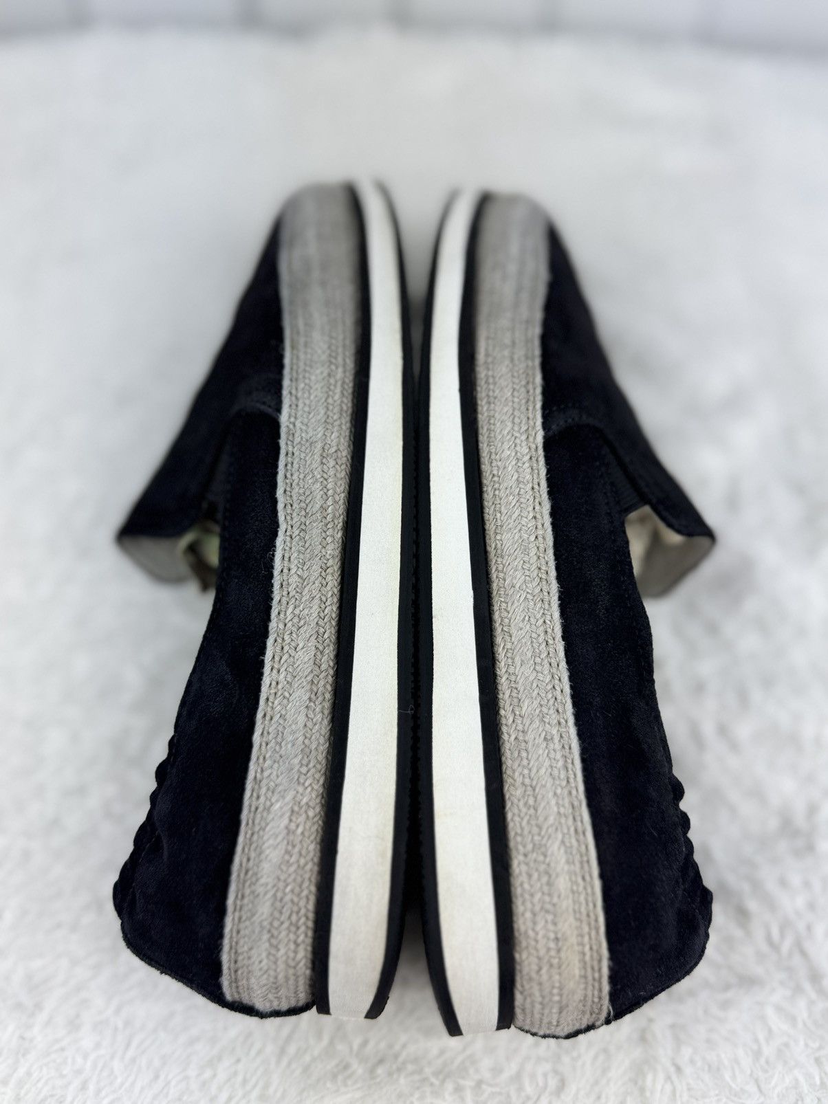Prada Prada Suede Slip-On Espadrilles Black Size US 7.5 / IT 37.5 - 5 Thumbnail