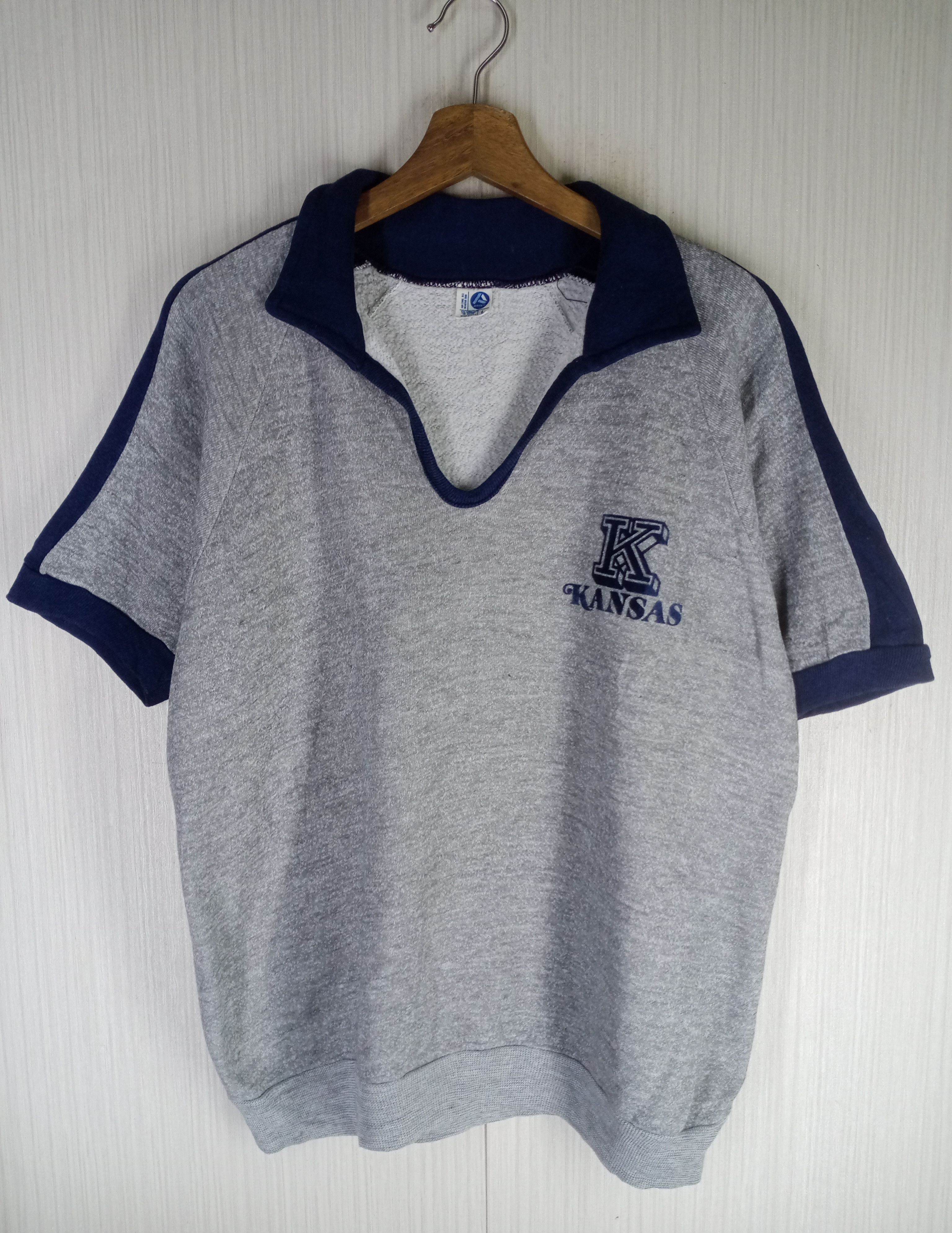 Artek Rare Vintage 60s Kansas University Sweatshirt Size US L / EU 52-54 / 3 - 1 Thumbnail