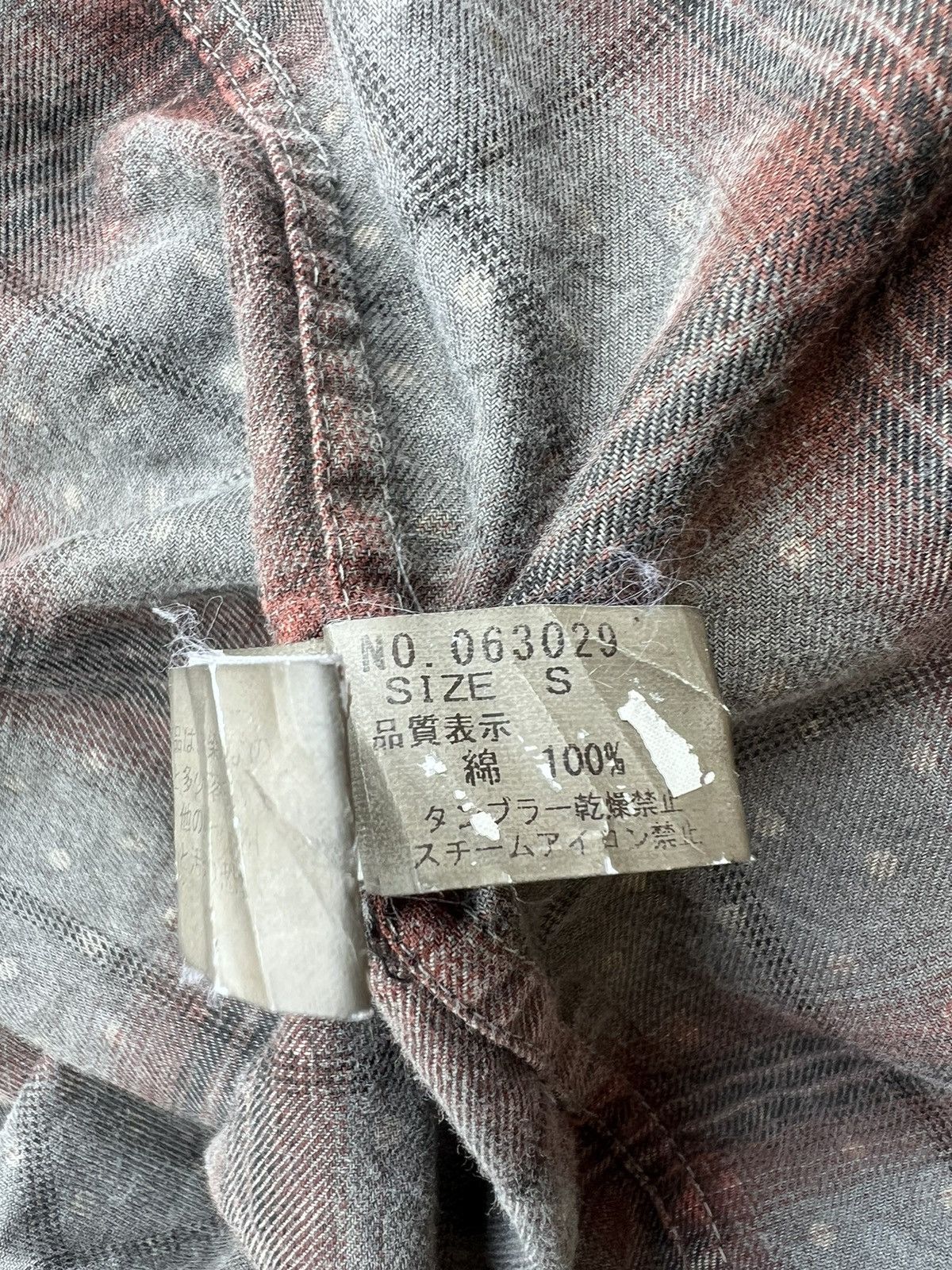 20471120 Vintage Paranoid Japan Blink Dot Bondage Flannel Shirt Size US S / EU 44-46 / 1 - 25 Thumbnail
