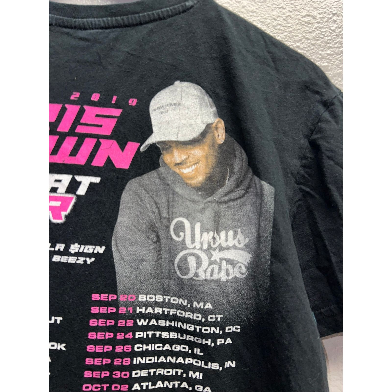 Vintage Chris Brown Tour Shirt Indigort Concert Tory Lanez Tee Small Size US S / EU 44-46 / 1 - 8 Thumbnail
