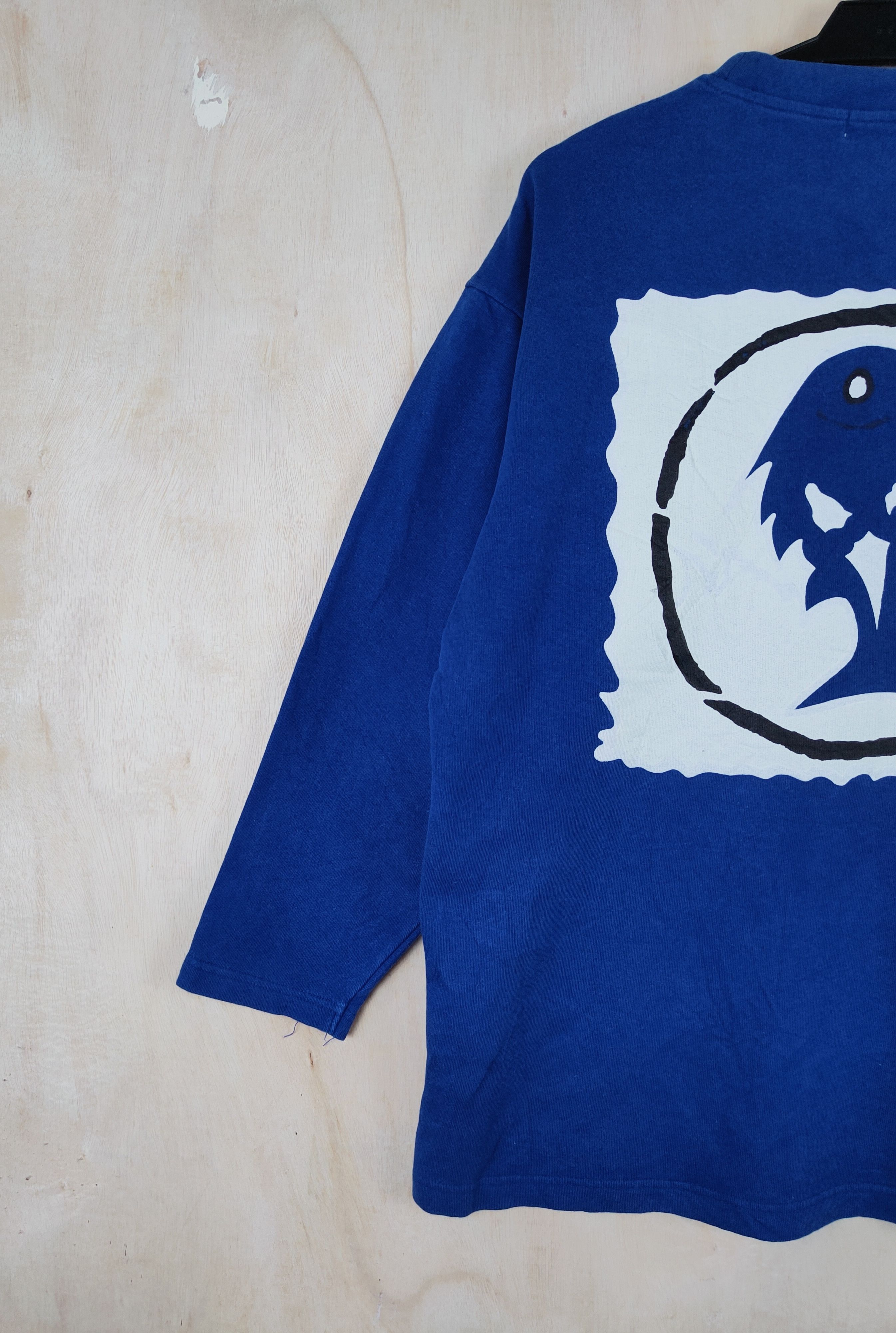 Japanese Brand Otto Collection Blue Long Sleeve T-Shirts #S2590 Size US L / EU 52-54 / 3 - 4 Thumbnail
