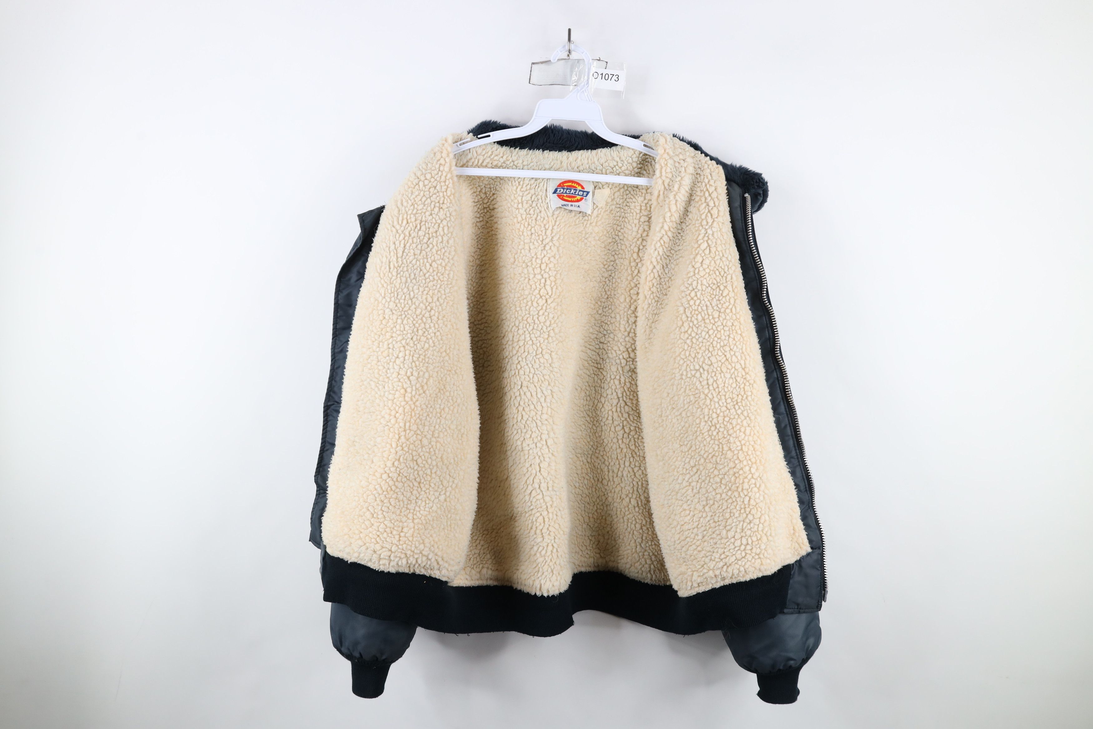 Dickies × Vintage Vintage 70s 80s Dickies Fleece Lined Bomber Jacket USA Size US L / EU 52-54 / 3 - 11 Thumbnail