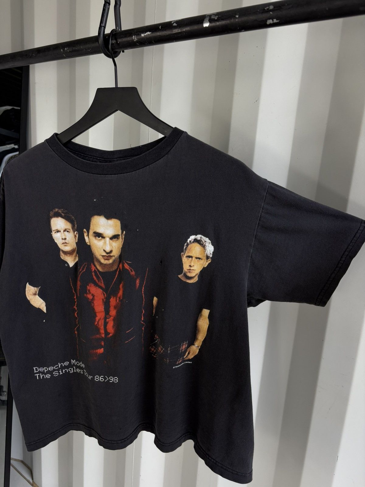 Band Tees Thrashed Depeche Mode Faded Distressed Shirt GRUNGE Boxy Size US M / EU 48-50 / 2 - 1 Thumbnail