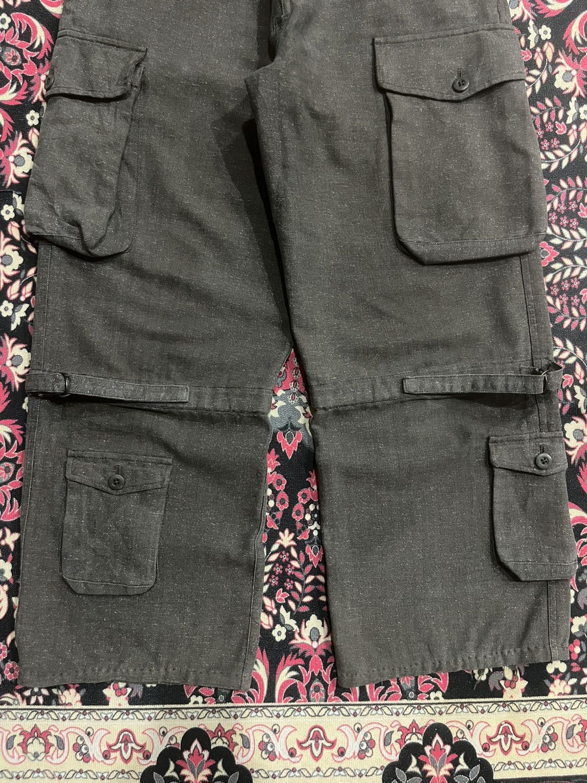 291295=Homme 291295 Homme Multi Pocket Tactical Cargo Strap Pants Size US 33 - 12 Thumbnail