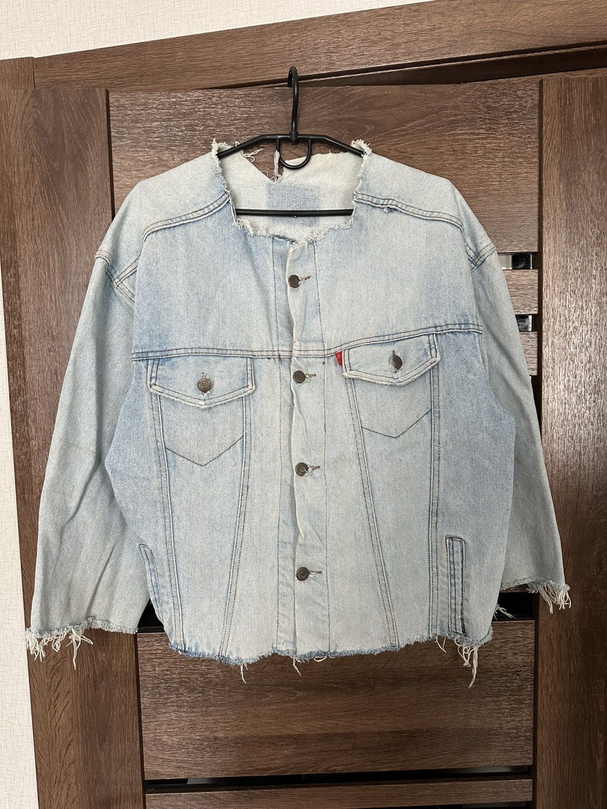Levi's Levis Vintage Distressed Denim Jacket 50s 60s USA Size US S / EU 44-46 / 1 - 3 Thumbnail