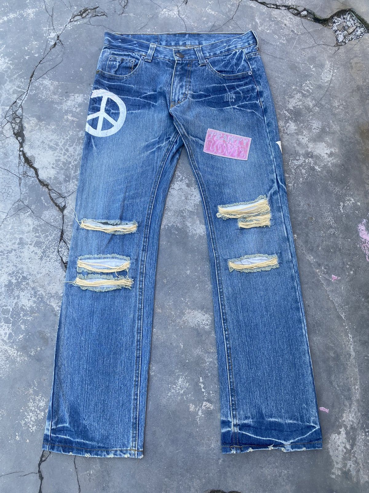 Kapital TRANTY Distressed jeans Size US 30 / EU 46 - 2 Thumbnail