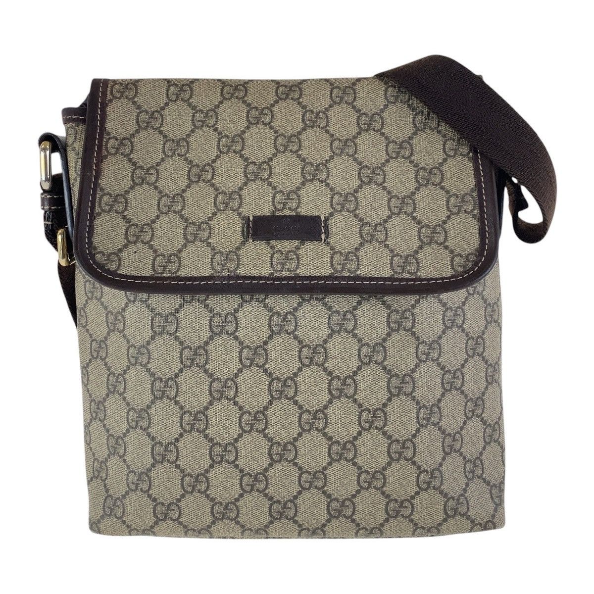 Gucci Gucci GG Supreme Canvas Shoulder Bag 223666 Canvas Crossbody Bag 223666 in Beige, Women's