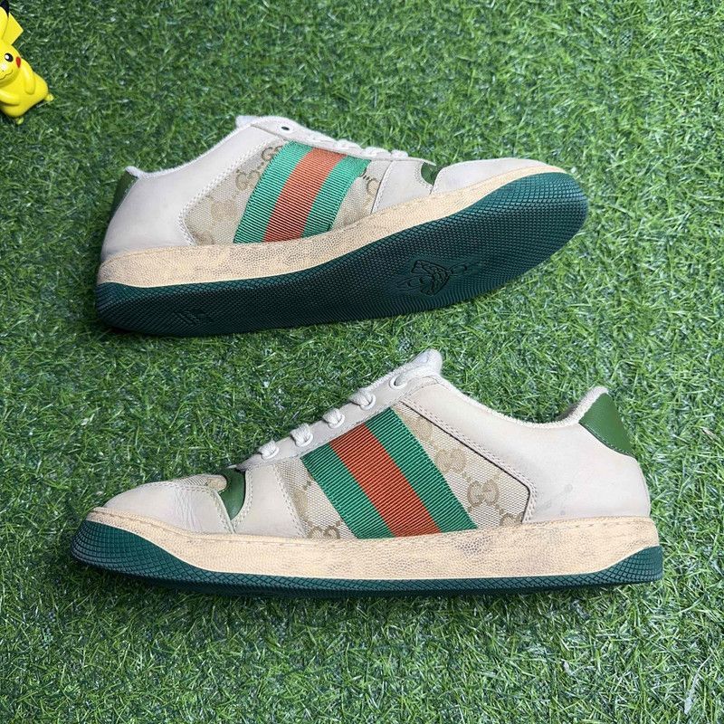 Gucci Gucci Screener Vintage Sneaker for Men - Size US 8 / EU 41 - 6 Thumbnail