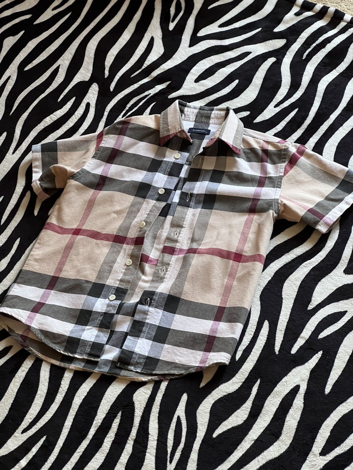 Burberry Burberry Kids Check Nova shirt size 8Y Size US XXS / EU 40 - 1 Thumbnail