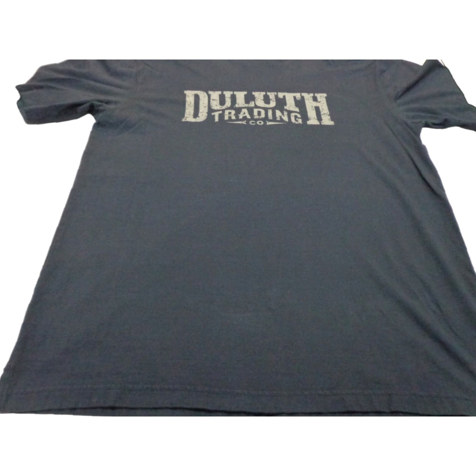 Duluth Trading Company Duluth Longtail Graphic t Tee Navy Blue M Medium Mens Shirt LOOSE FIT Flaws Size US M / EU 48-50 / 2 - 1 Thumbnail