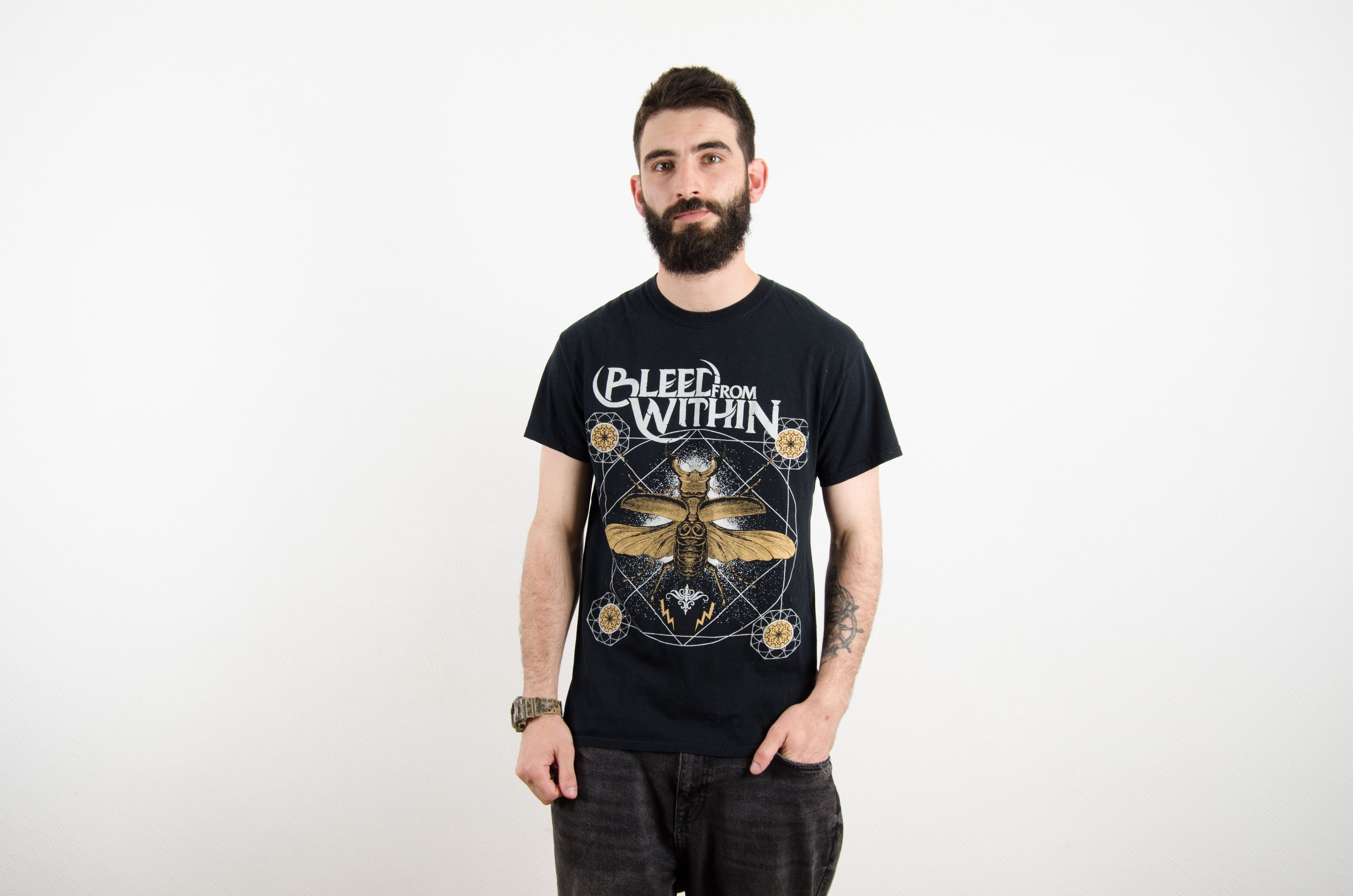 Band Tees Vintage Bleed From Within Uprising Rock Band T Shirt Size US M / EU 48-50 / 2 - 1 Thumbnail