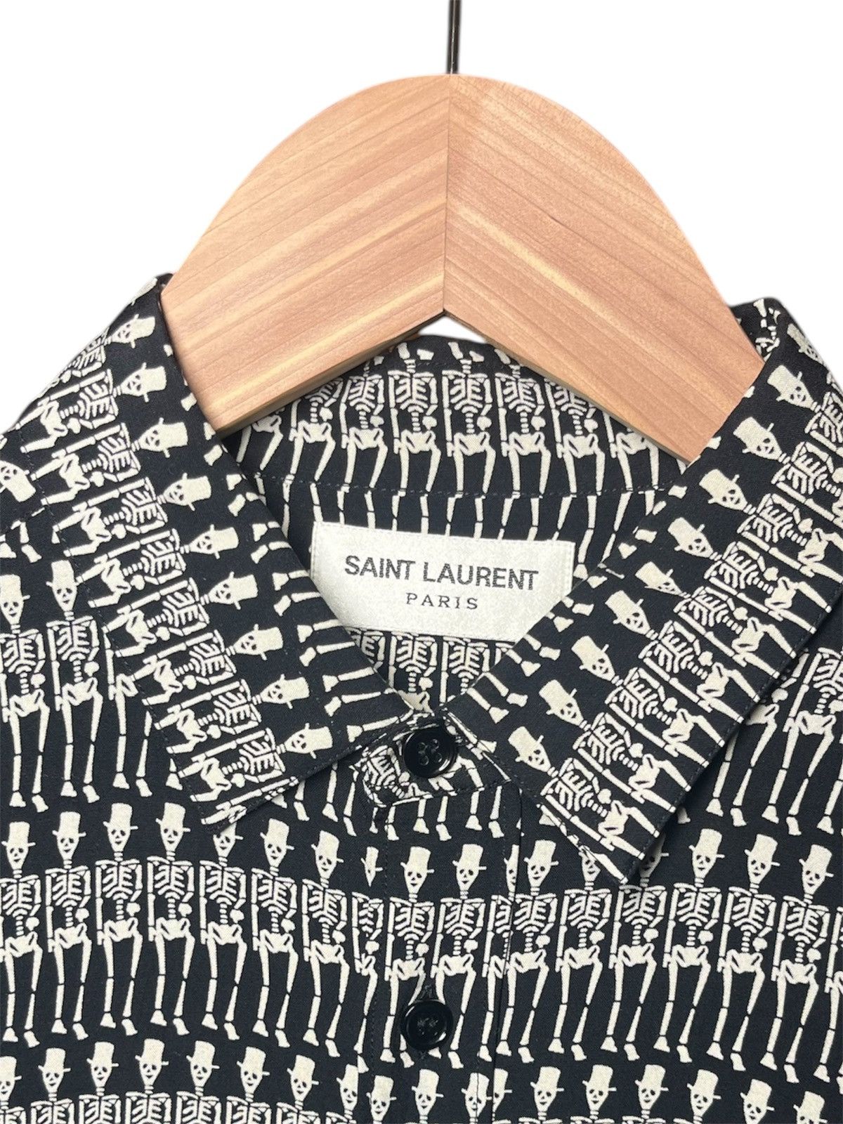 Saint Laurent Paris Saint Laurent Skeleton Button up Size US M / EU 48-50 / 2 - 3 Thumbnail