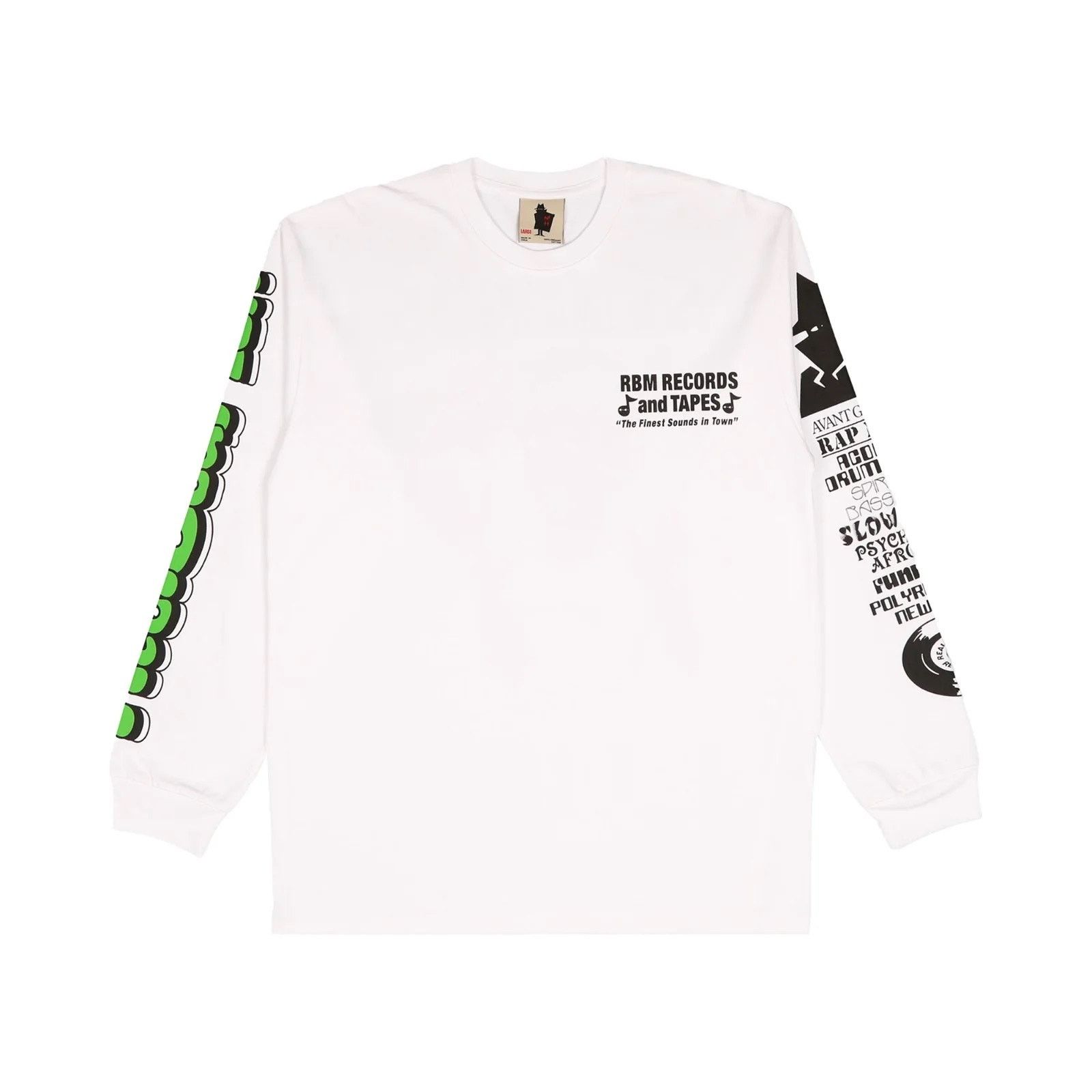 Real Bad Man Real Bad Man Records and Tapes Long Sleeve Tee [Size Medium] Size US M / EU 48-50 / 2 - 2 Thumbnail