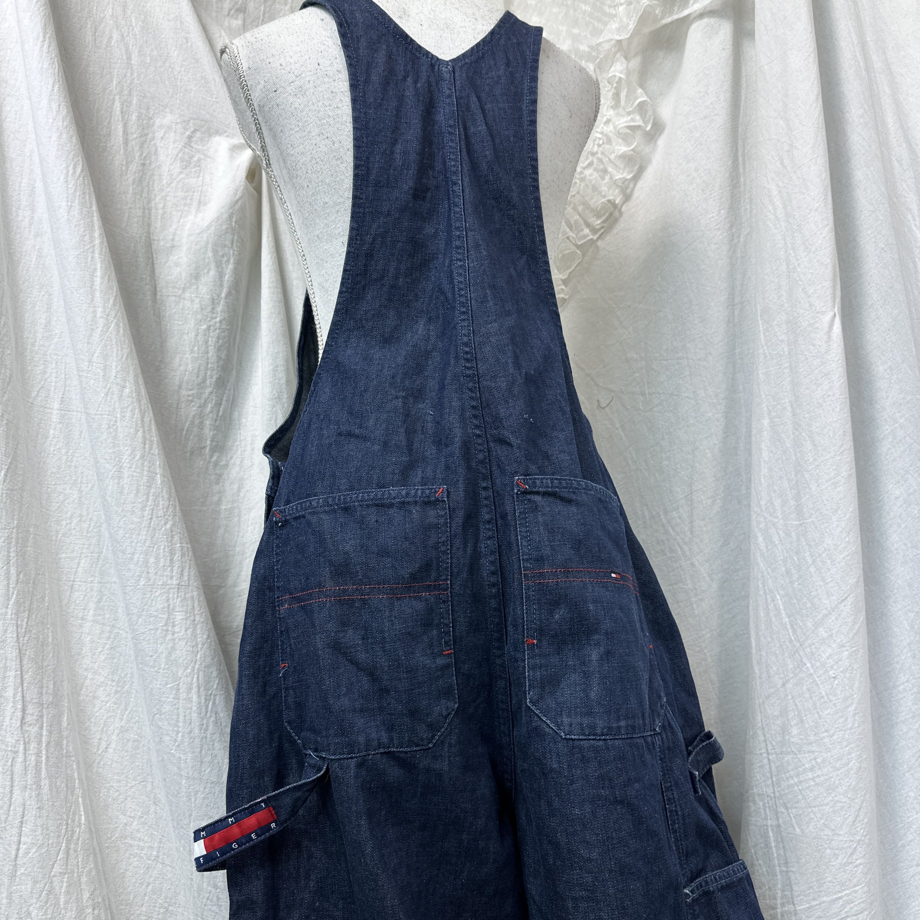 Tommy Hilfiger Vintage Denim Tommy Hilfiger Jeans Dungarees Y2K Size 26" / US 2 / IT 38 - 13 Thumbnail