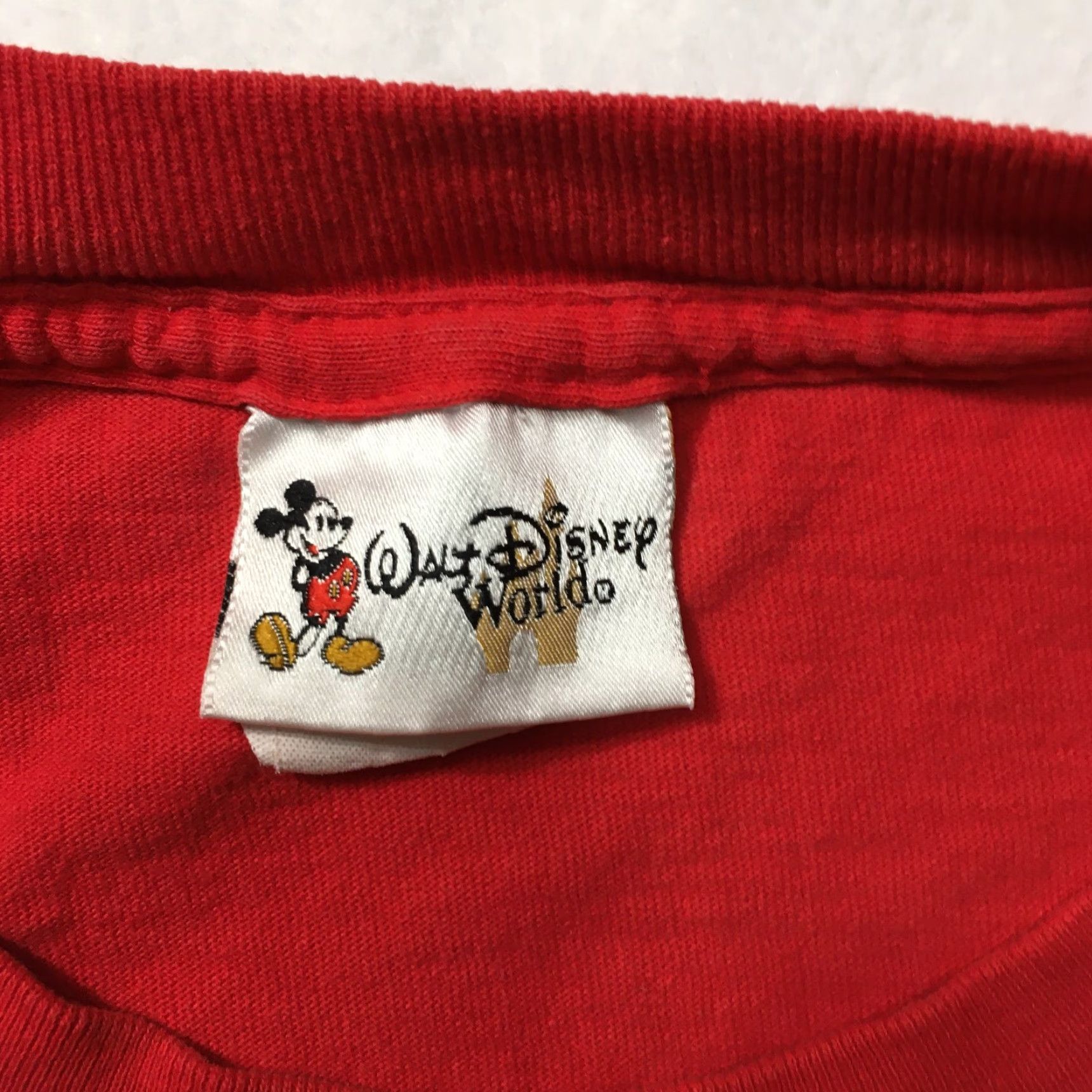 Disney VINTAGE Walt Disney World T-Shirt XL Red Men Shirt XS? Size US XL / EU 56 / 4 - 3 Thumbnail