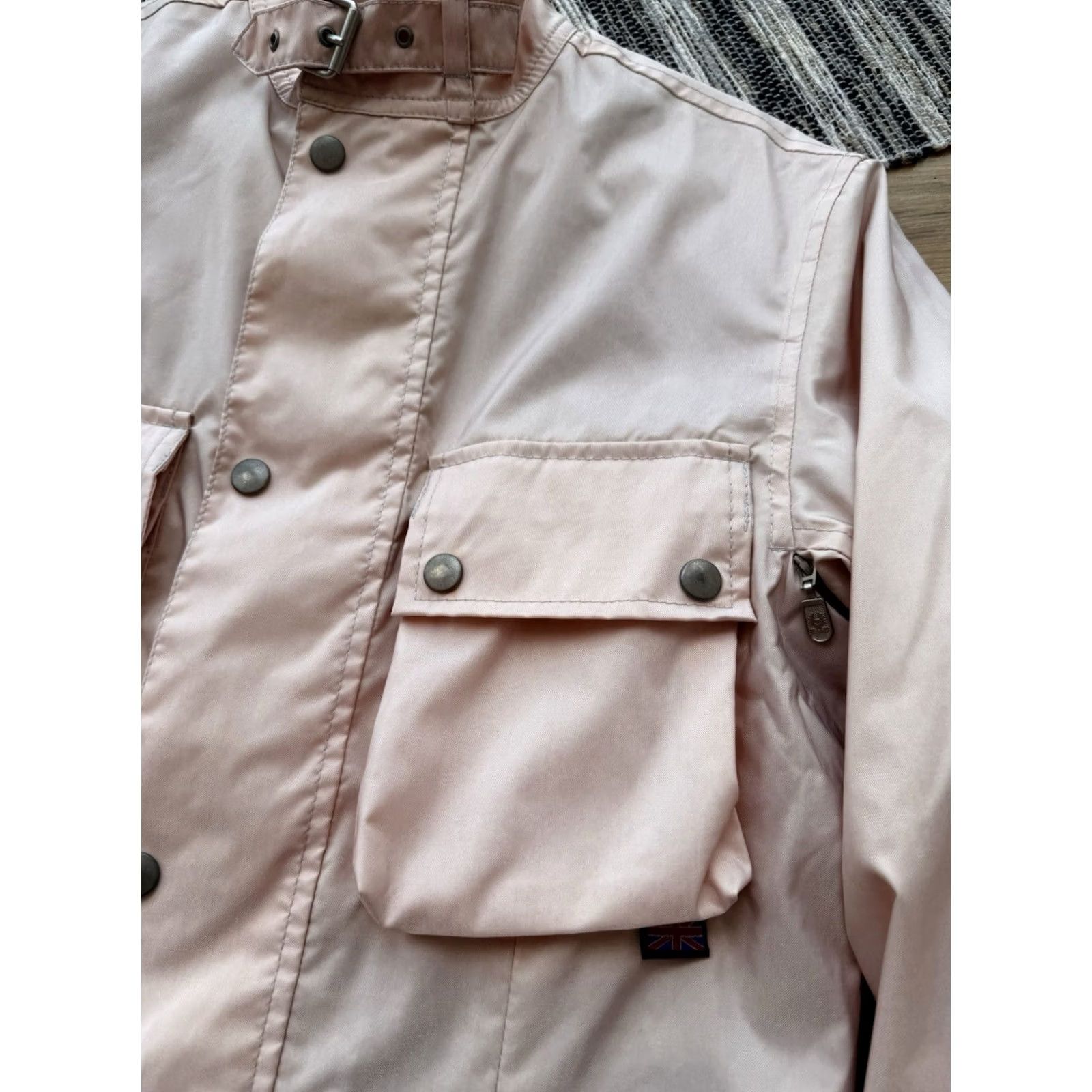Belstaff VINTAGE Belstaff Jazz Rallymaster 350 Pro Womens Jacket 42 Ivory Nylon Motorcycle Beig Size M / US 6-8 / IT 42-44 - 7 Thumbnail