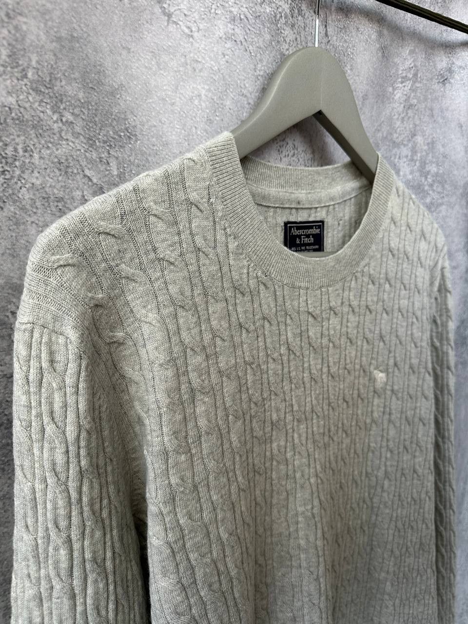 Abercrombie & Fitch Abercrombie Fitch Cable Knit Merino Wool Sweater Crew Neck Size US M / EU 48-50 / 2 - 4 Thumbnail