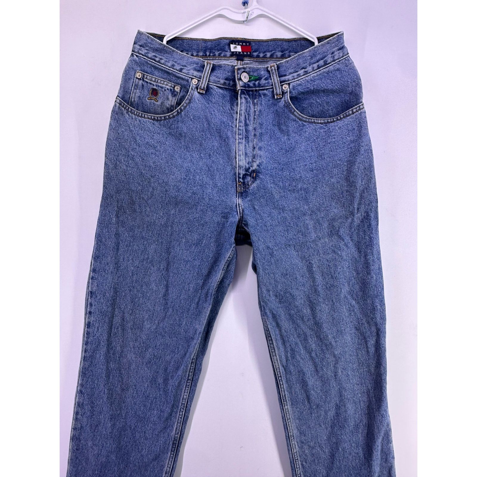Tommy Hilfiger Tommy Hilfiger Blue Straight fit Jeans Size 33x30 Size US 33 - 4 Thumbnail