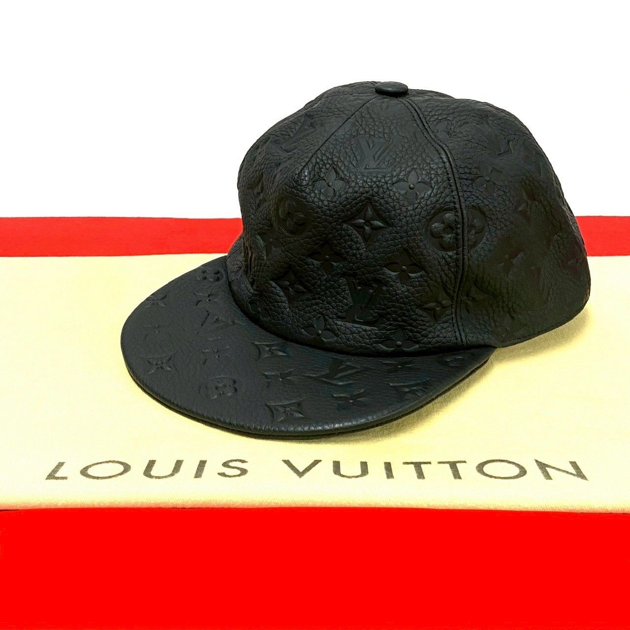 Louis Vuitton Louis Vuitton Casquette Monogram Quil 1.0 Leather Cotton Cap Canvas Hats DUTY FREE for USA
