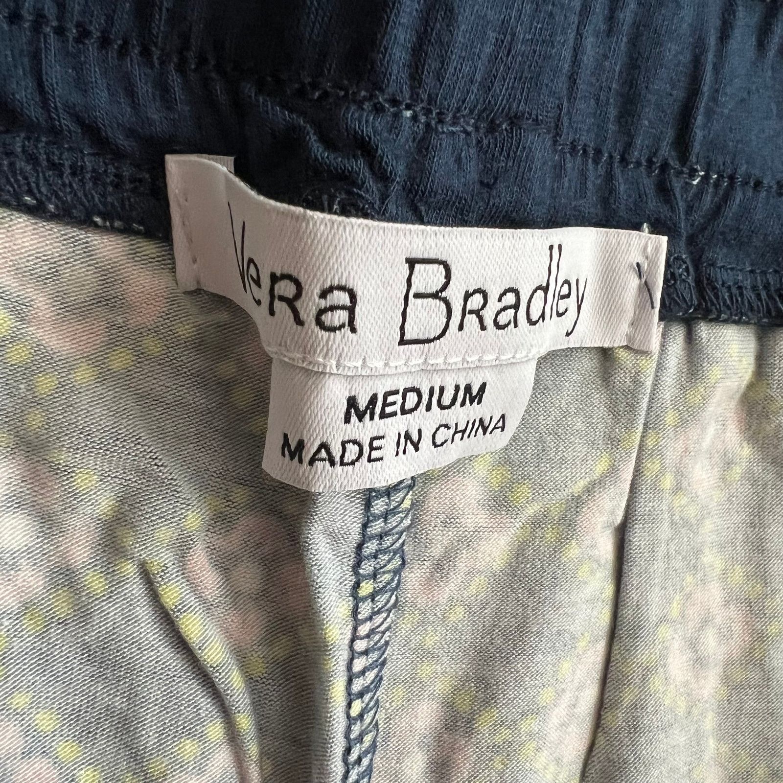 Vera Bradley VERA BRADLEY Blue Kaleidoscope Medallions Print Pants, M Size 30" / US 8 / IT 44 - 4 Thumbnail