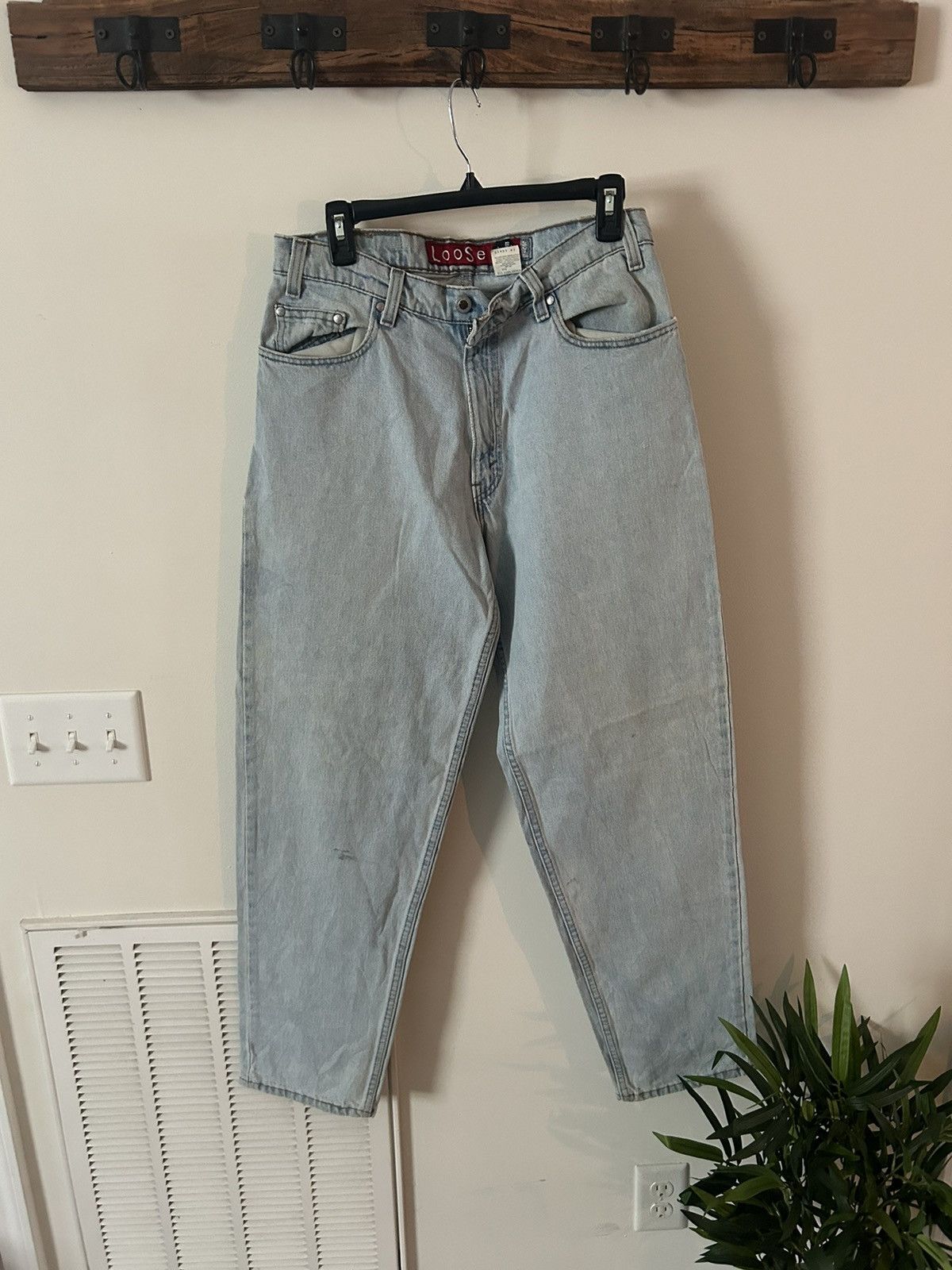 image of Levis Silvertab Baggy Denim in Light Blue, Men's (Size 33)