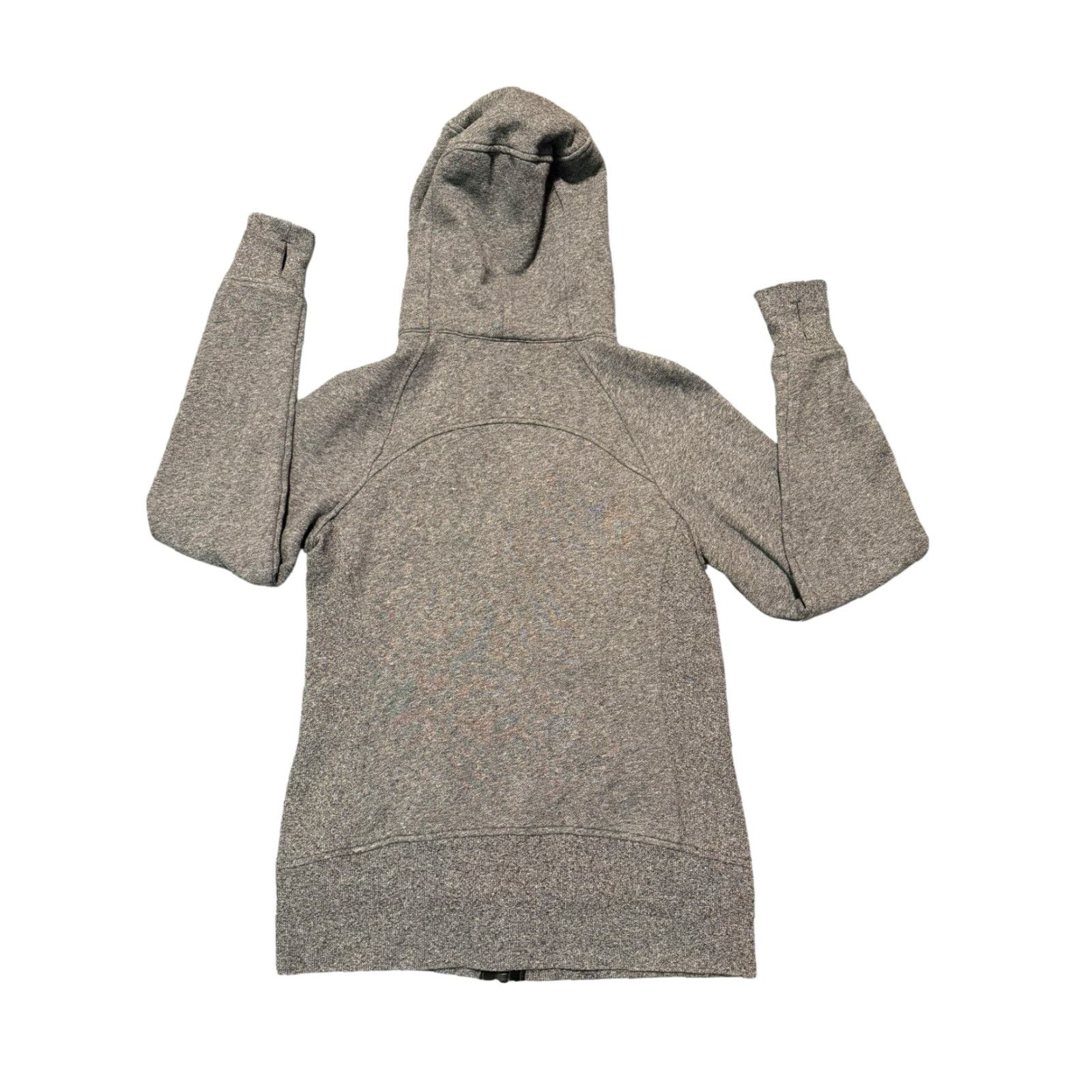 Lululemon VINTAGE Lululemon Scuba Hoodie Womens Heather Gray Fabric Full Zip Embroidered Sz 6 Size M / US 6-8 / IT 42-44 - 6 Thumbnail