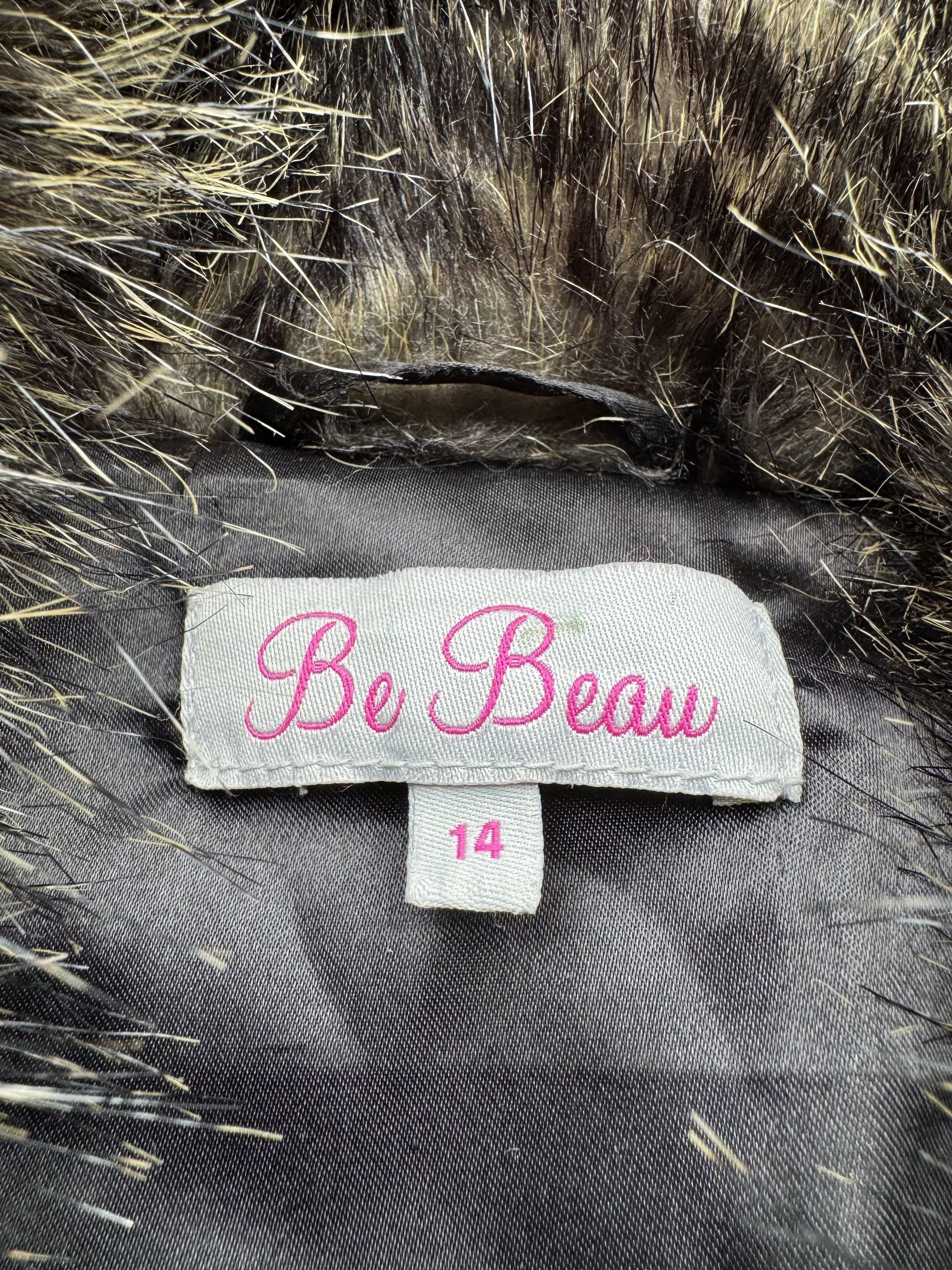 Vintage 00's Faux Fur Cropped Jacket B103 E2(V417) Size L / US 10 / IT 46 - 5 Thumbnail