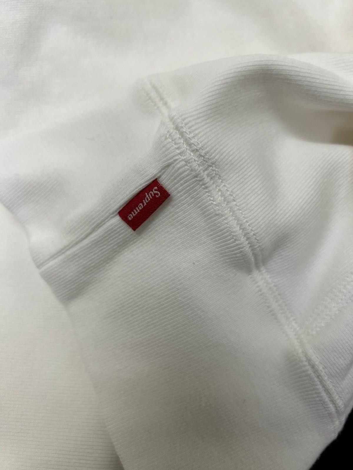 Supreme SS25 Supreme Washed Box Logo Crewneck White L Large Size US L / EU 52-54 / 3 - 7 Thumbnail