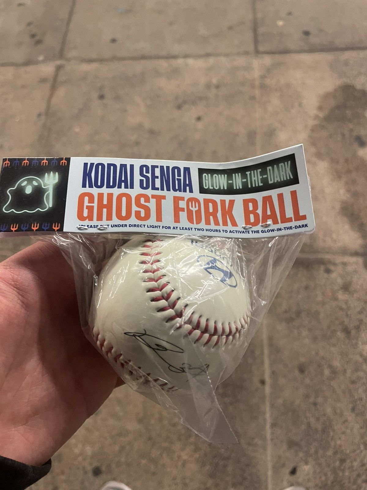 MLB New York Mets kodai senga ghost forkball glow in the dark Size ONE SIZE - 3 Thumbnail