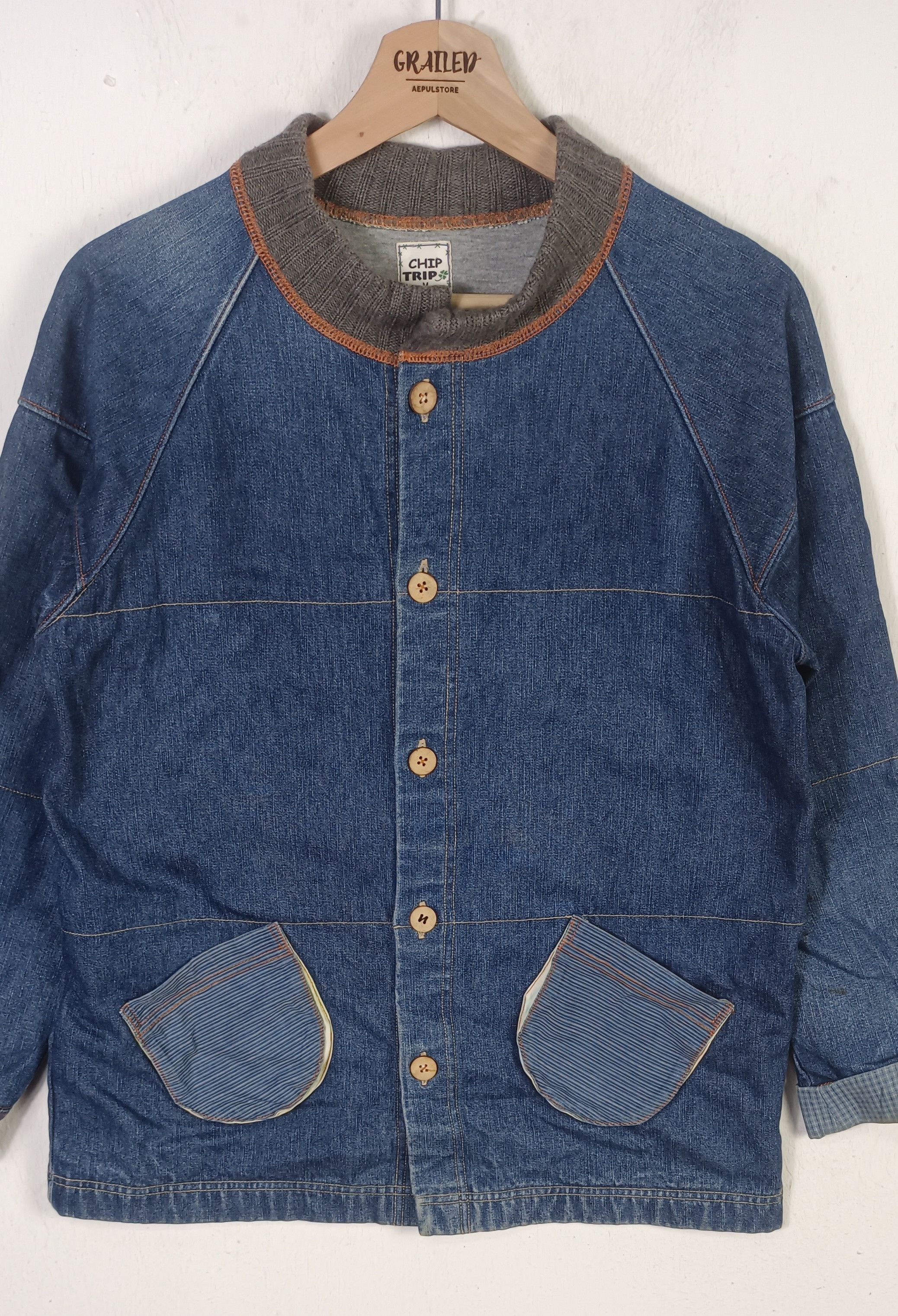 Japanese Brand Chip Trip Chore Jacket For Men Size US M / EU 48-50 / 2 - 5 Thumbnail