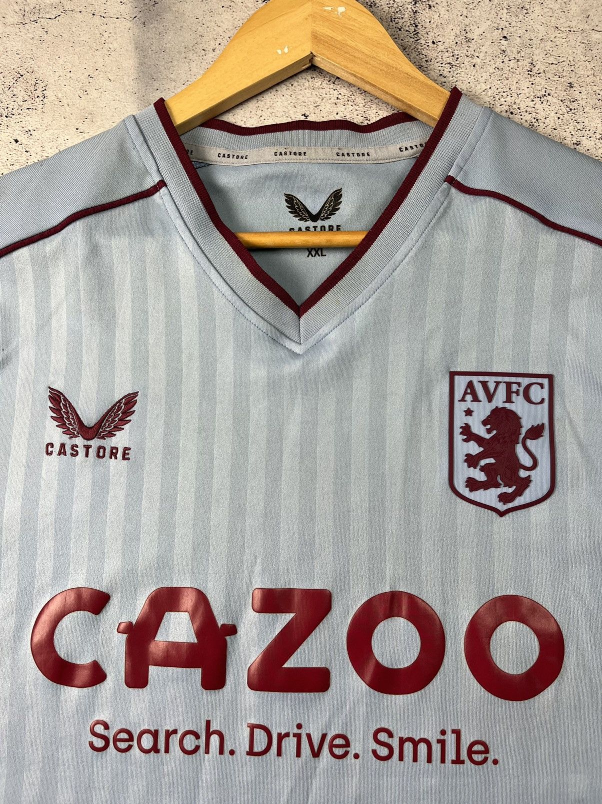 Castore Castore Fc Aston Villa Away 2022/2023 Soccer Jersey Football Size US XXL / EU 58 / 5 - 2 Thumbnail
