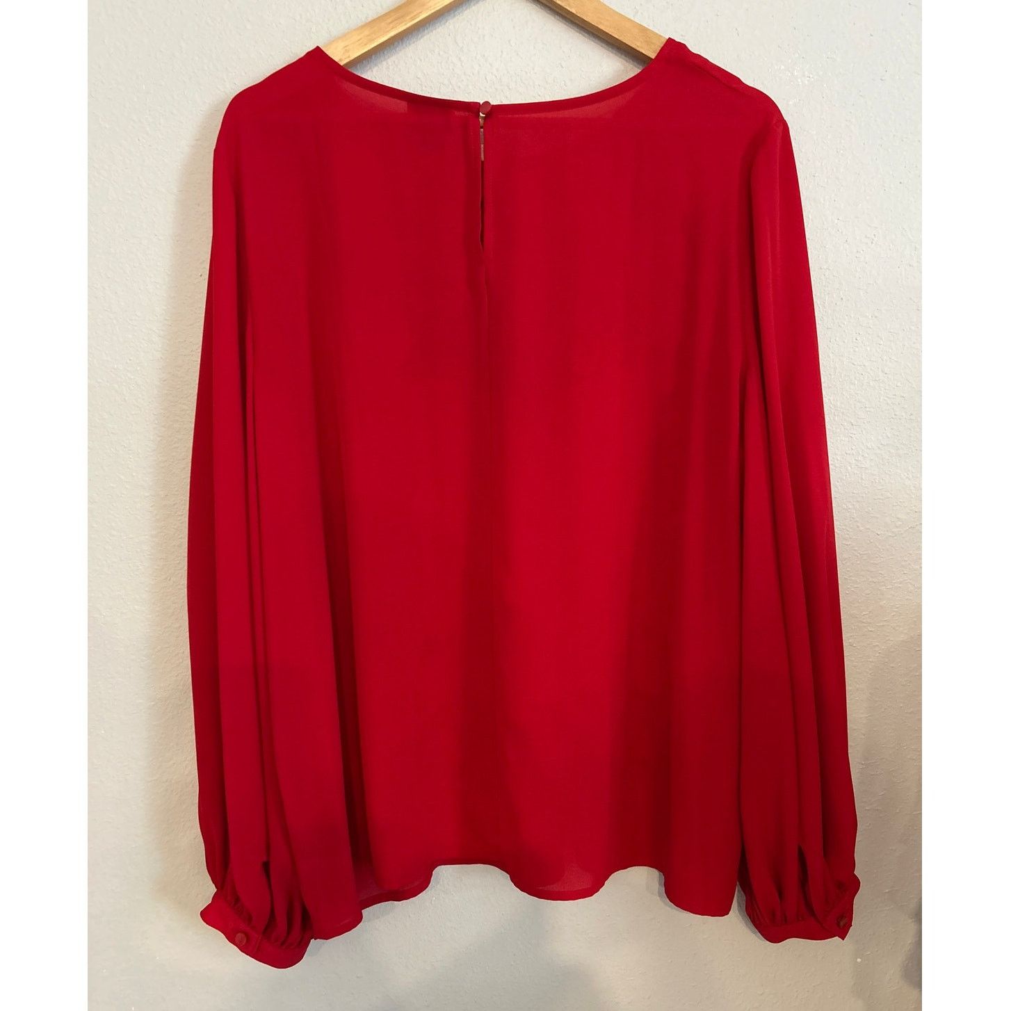 Worthington NWT Worthington Womens Sequin Detail Red Black Blouse XXL Size XXL / US 16-18 / IT 52-54 - 3 Thumbnail